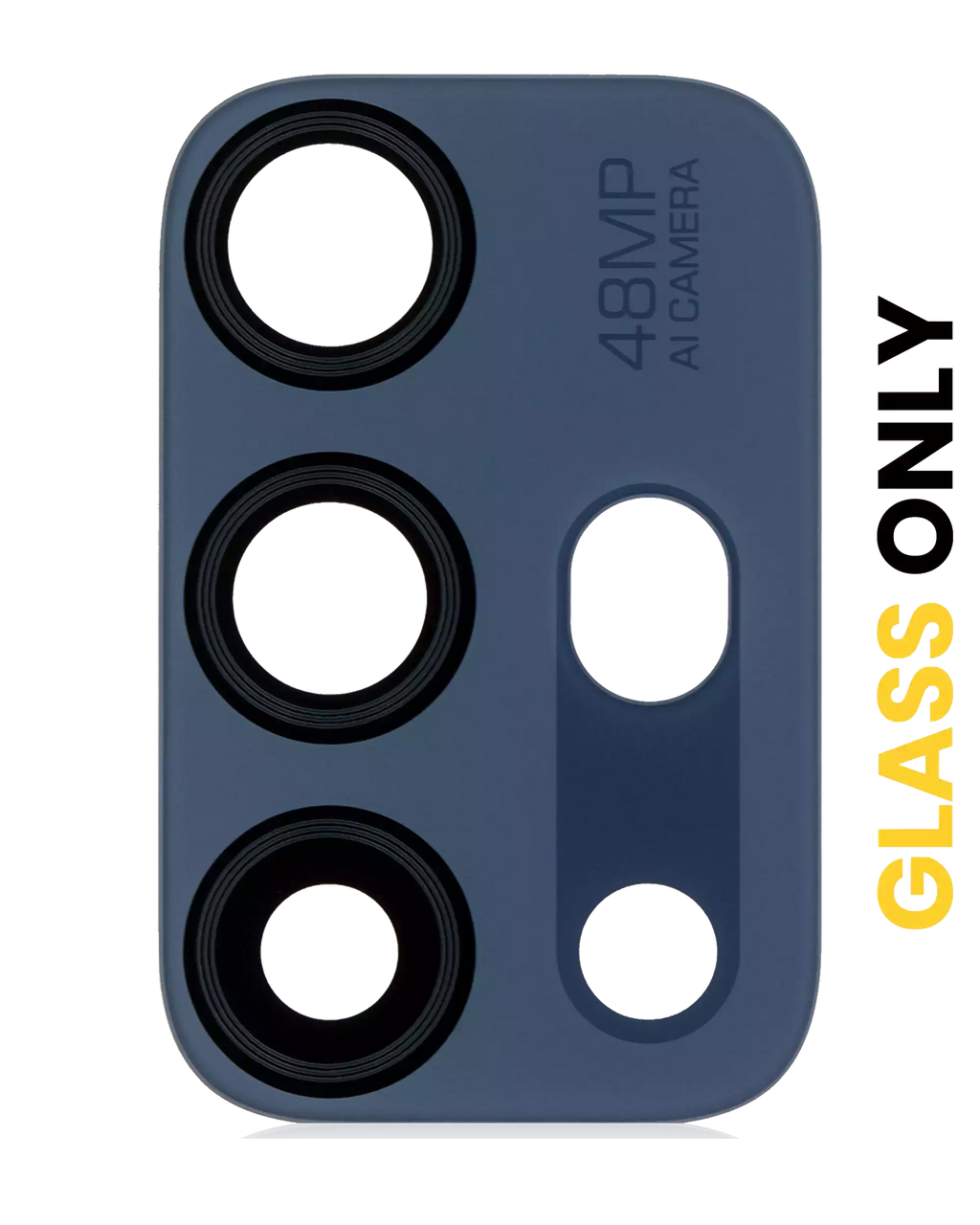 Kameralinse hinten (nur Glas) mit Kleber für Motorola Moto G10 (Blau)