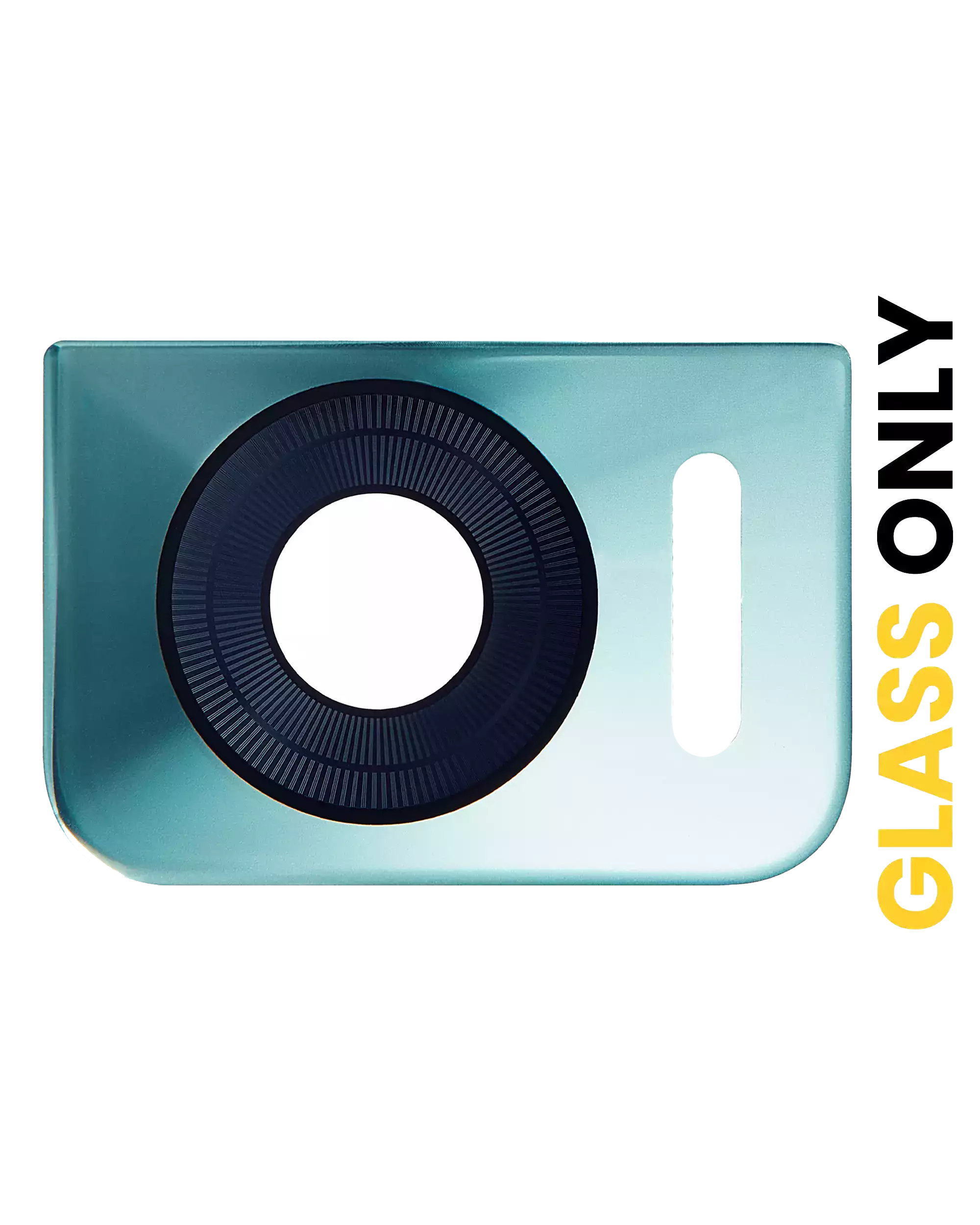 Rear camera glass (glass only) with adhesive for Motorola Moto Edge 30 Neo (XT2245-1 / 2022) (Aqua Foam)