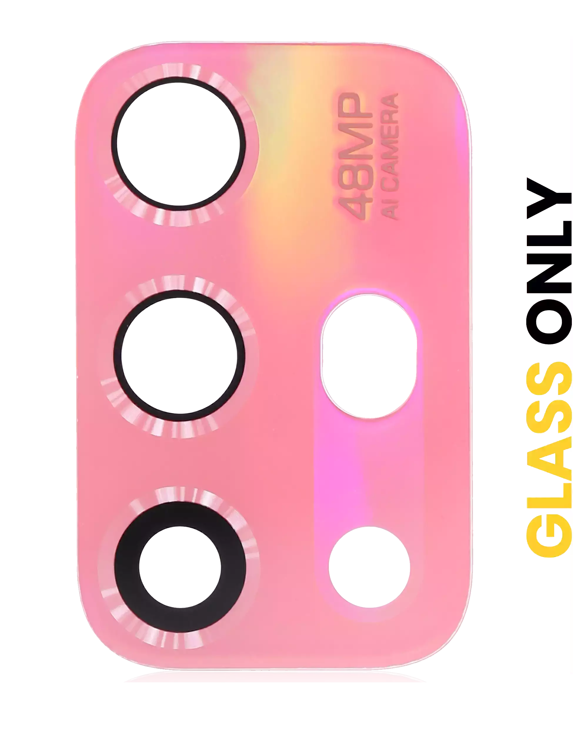 Kameralinse hinten (nur Glas) mit Kleber für Motorola Moto G20 Flamingo Pink