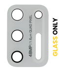 Motorola Moto G Stylus Kameraglas hinten (nur Glas) mit Klebstoff - Aurora White
