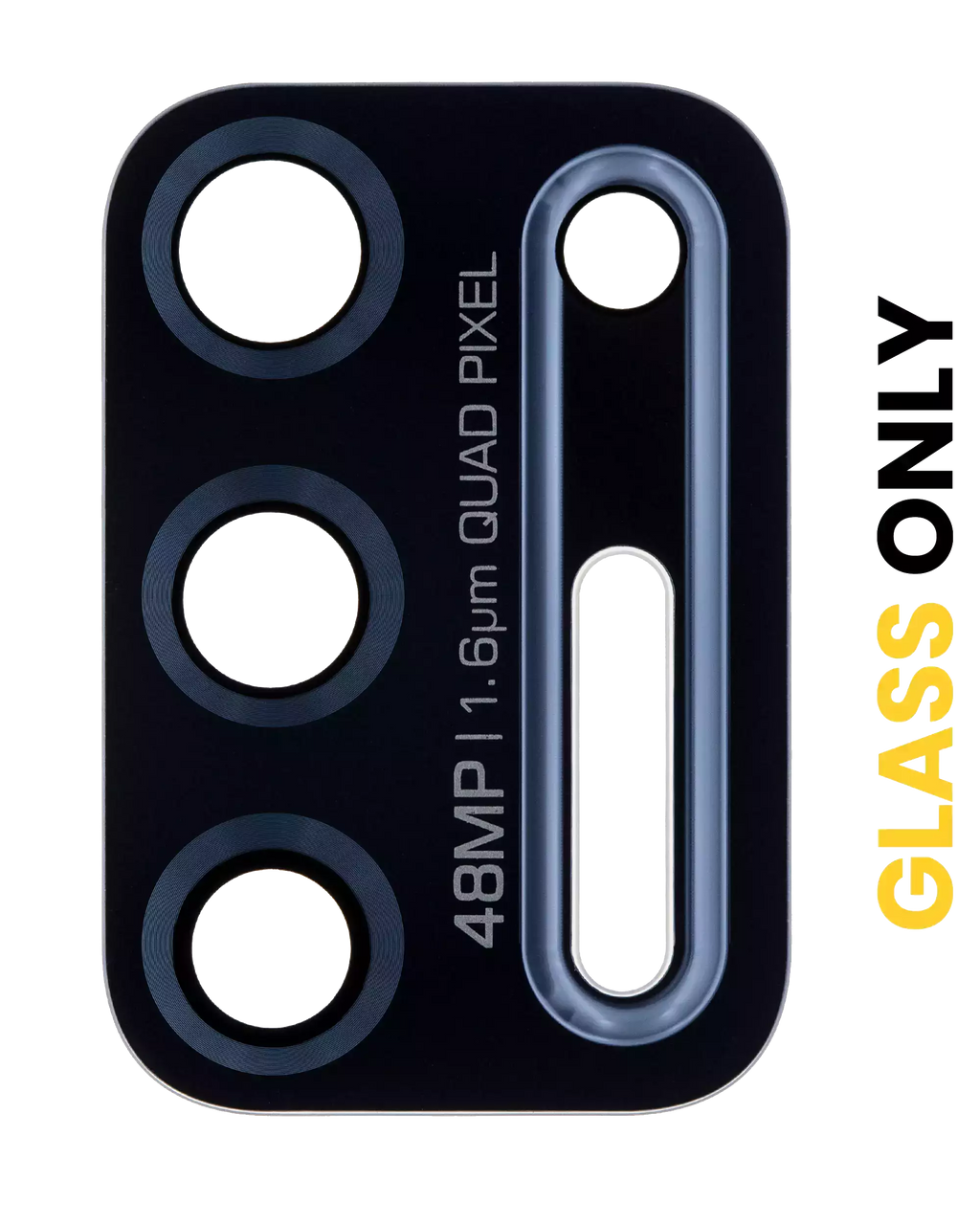 Kameraglas hinten mit Kleber Motorola Moto G Stylus 2021 Aurora Black