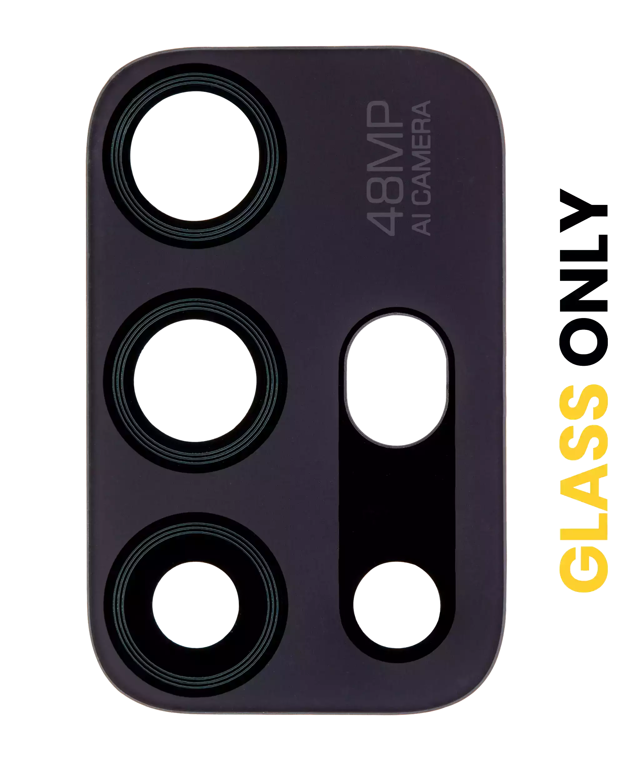 Kameraglas hinten mit Kleber für Motorola Moto G10/G10 Power (Aurora Gray)