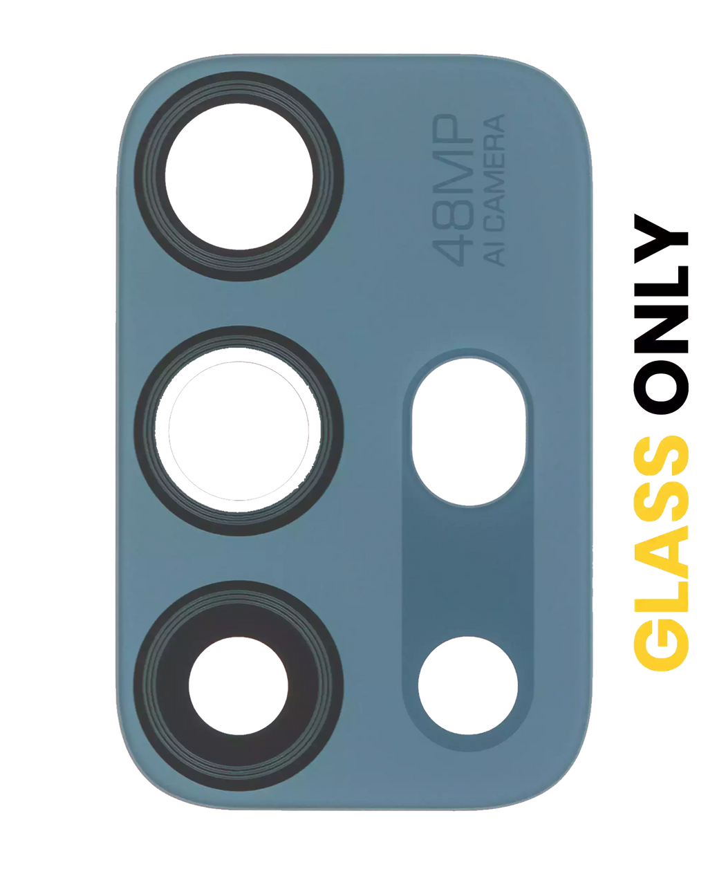 Kameralinse hinten Glas mit Klebstoff für Moto G10/G10 Power Breeze Blue