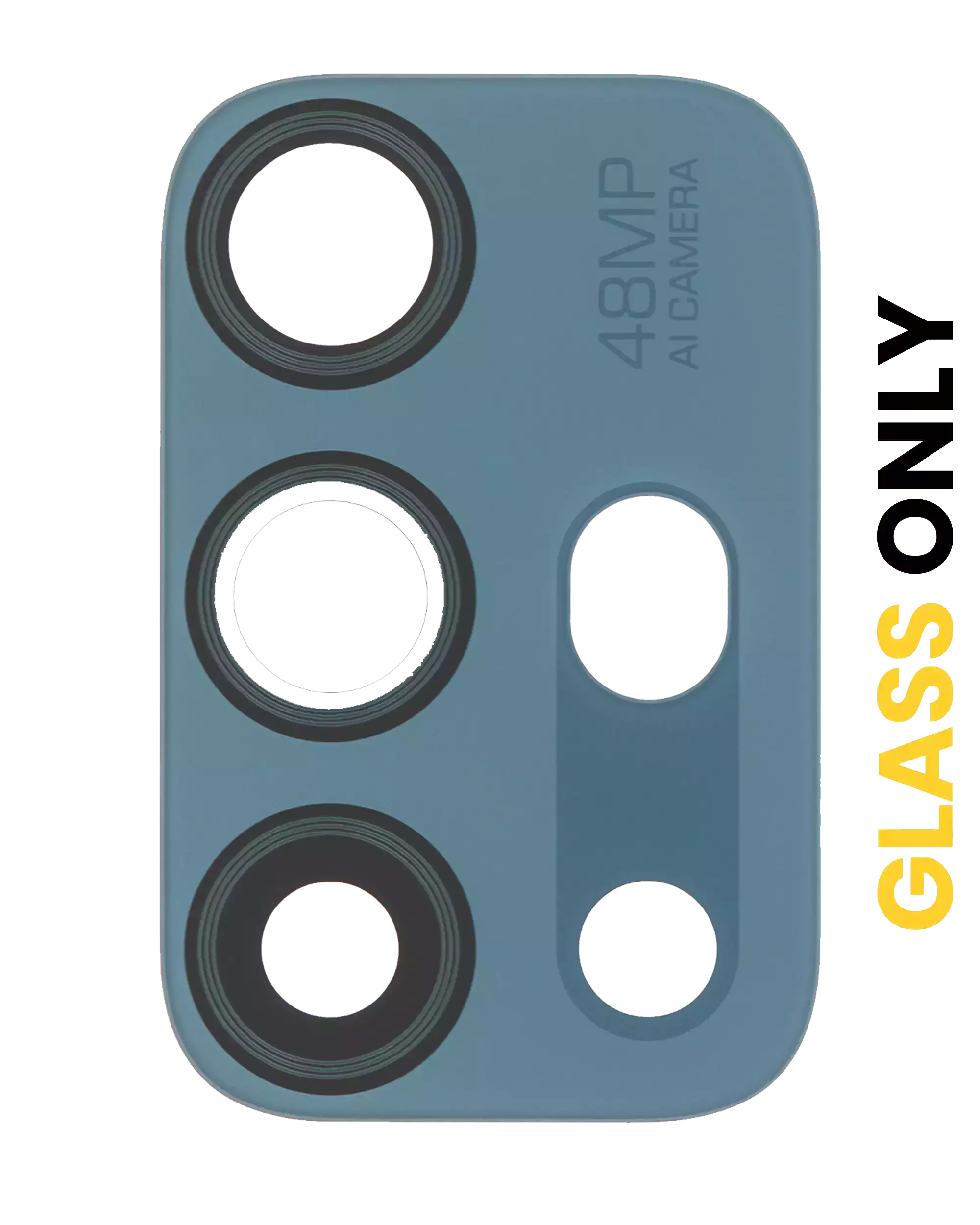 Kameralinse hinten Glas mit Klebstoff für Moto G10/G10 Power Breeze Blue