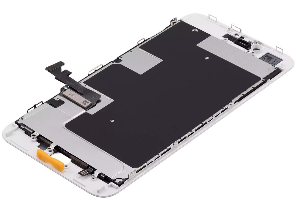 LCD-Modul mit Stahlplatte für iPhone 8 Plus (Aftermarket) (Weiß)