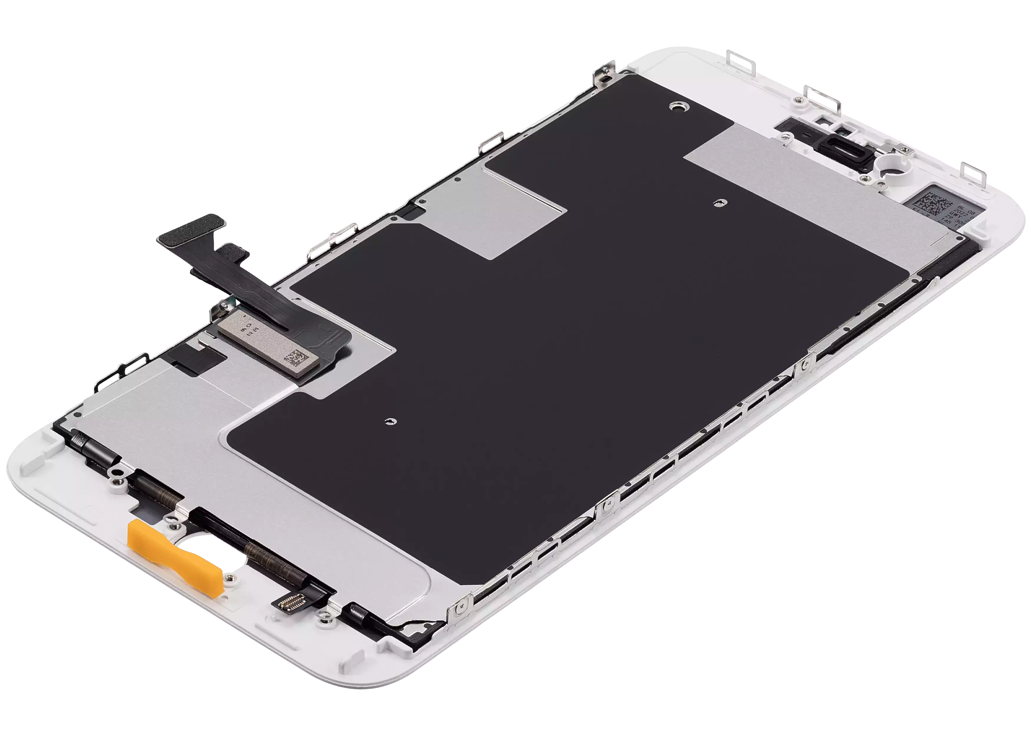 LCD-Modul mit Stahlplatte für iPhone 8 Plus (Aftermarket) (Weiß)