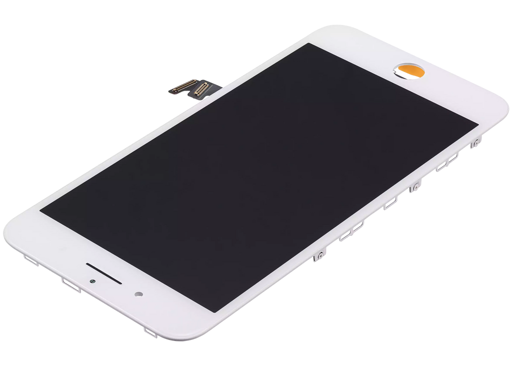 LCD-Modul mit Stahlplatte für iPhone 8 Plus (Aftermarket) (Weiß)