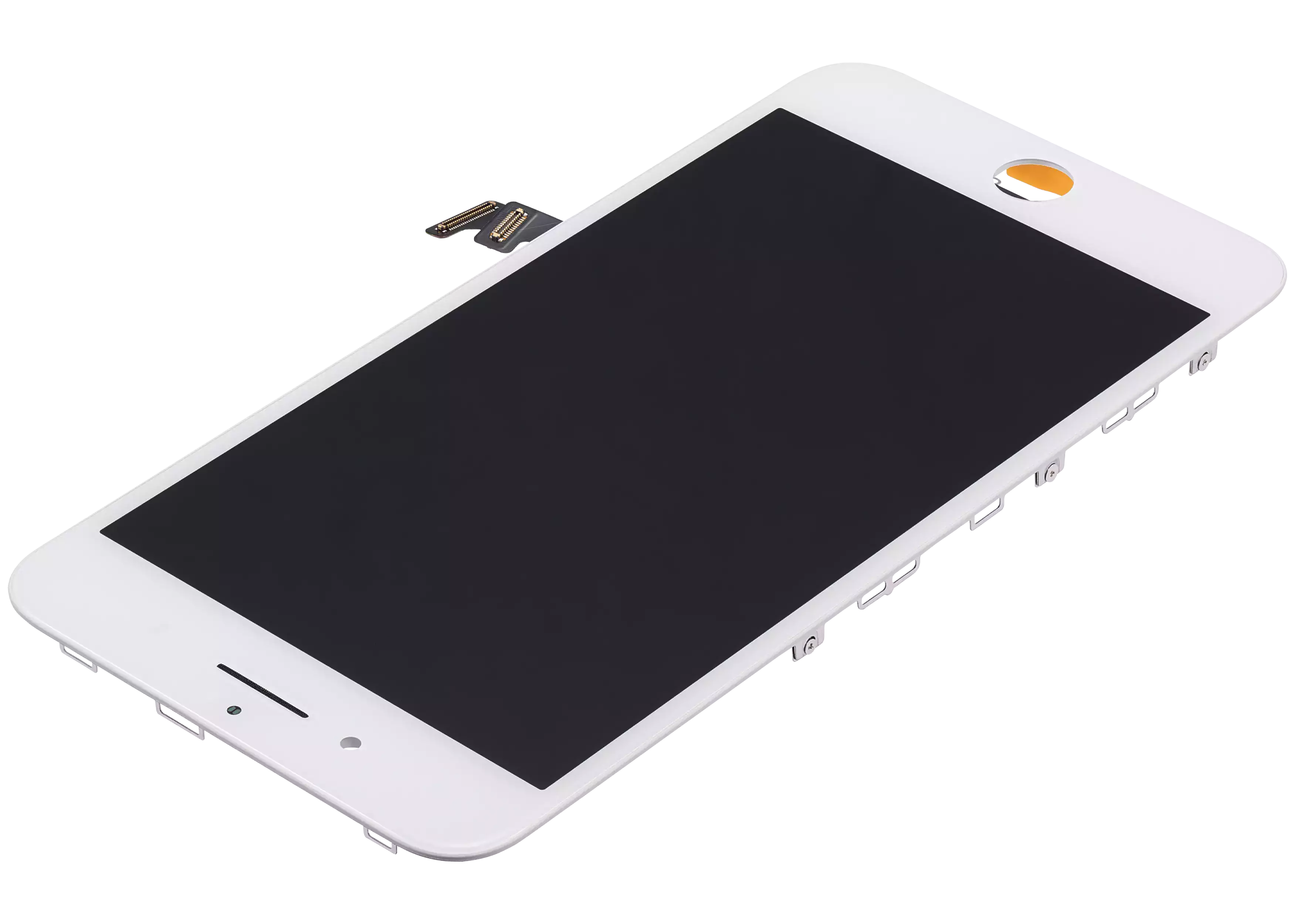 LCD-Modul mit Stahlplatte für iPhone 8 Plus (Aftermarket) (Weiß)