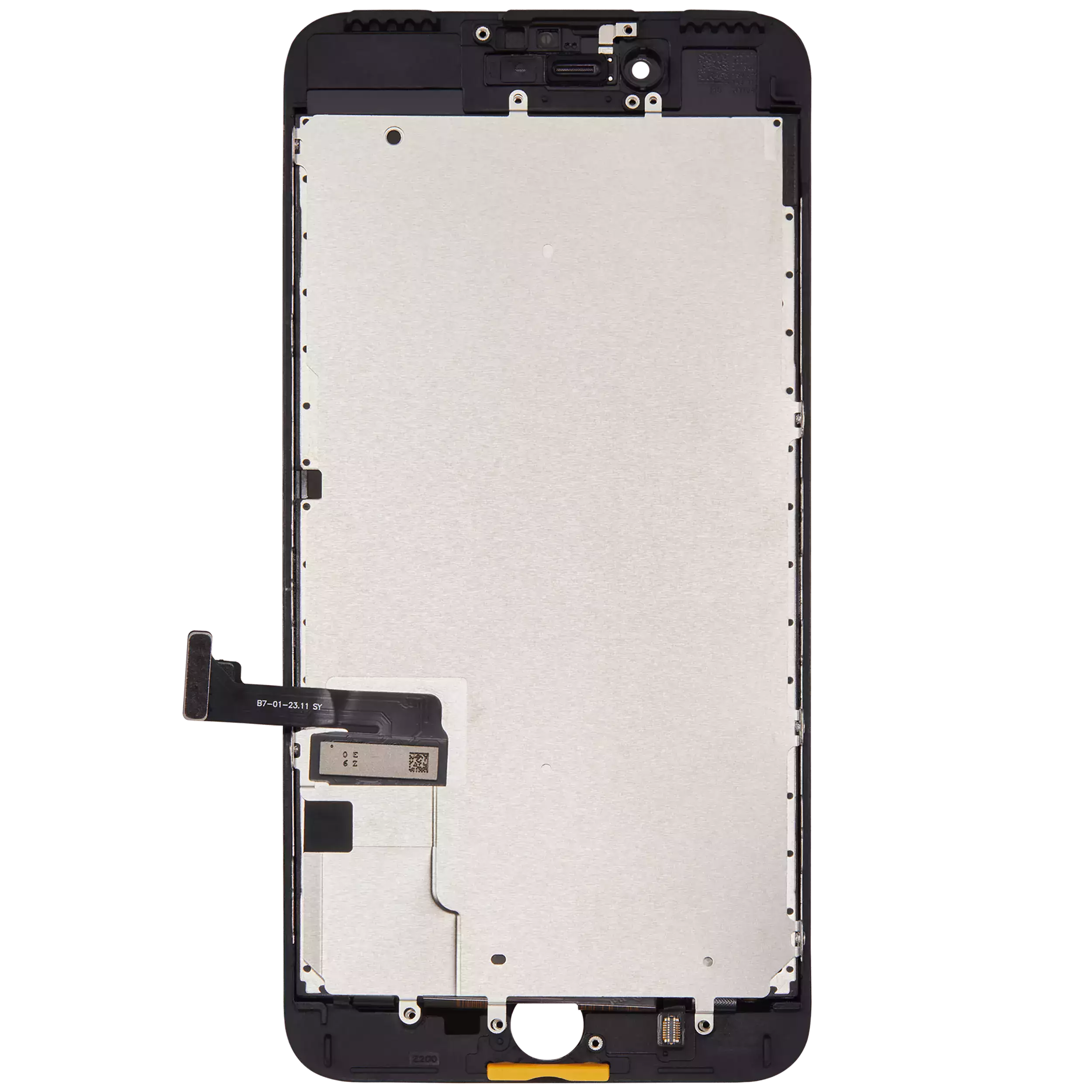 LCD Display with Steel Plate for iPhone 7 Plus (Aftermarket) (Black)