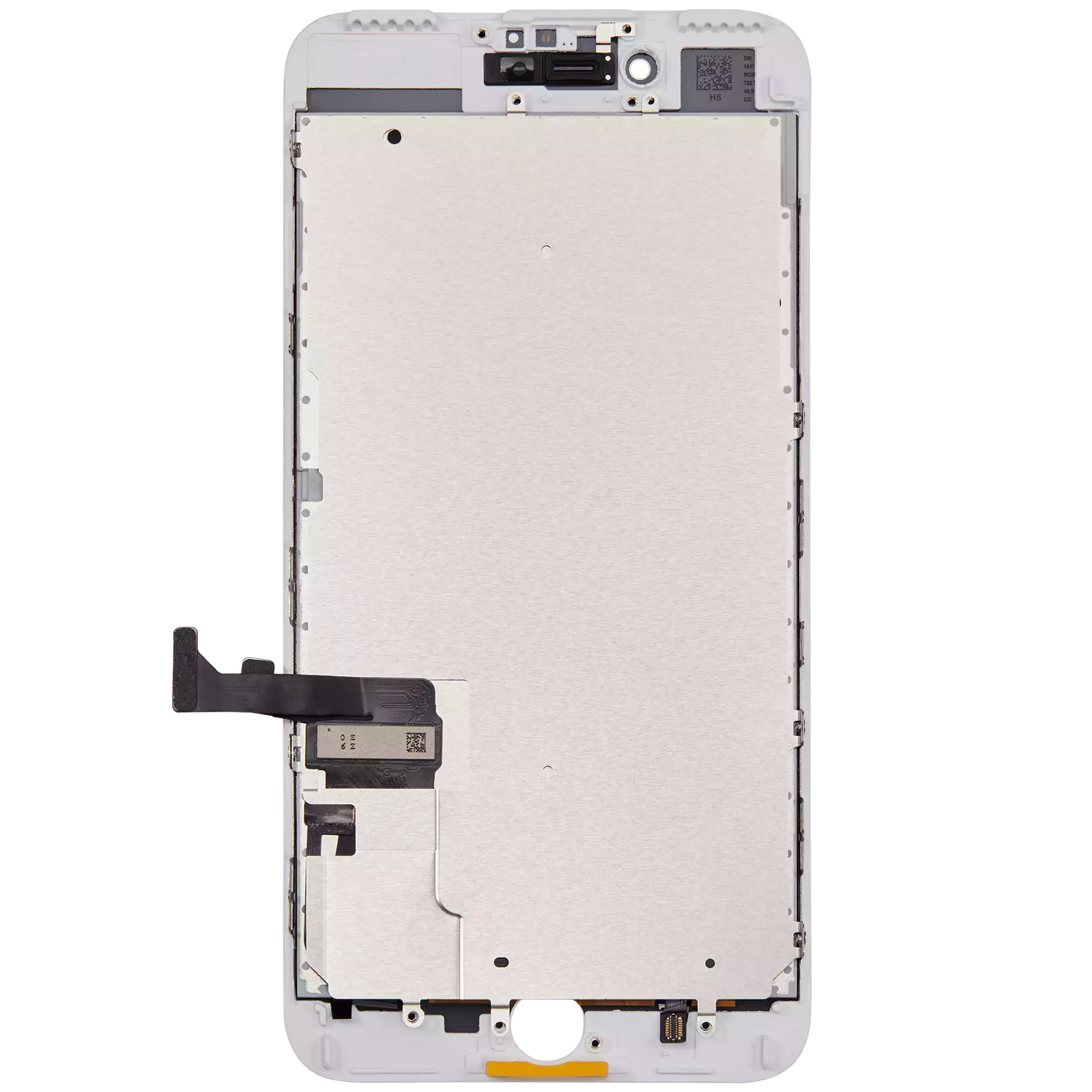 LCD-Display mit Stahlplatte für iPhone 7 Plus (Aftermarket) (Weiß)