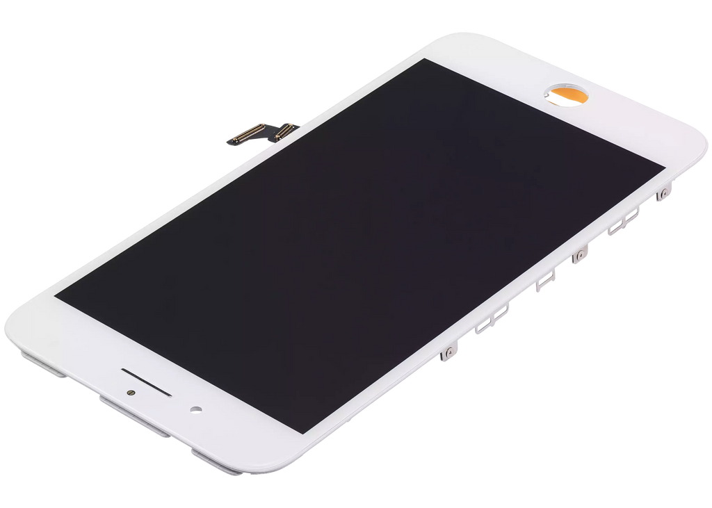 LCD-Display mit Stahlplatte für iPhone 7 Plus (Aftermarket) (Weiß)