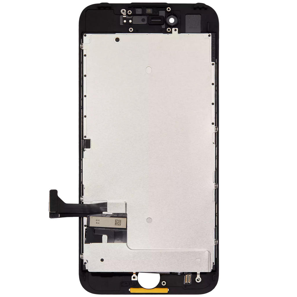 LCD Display with Steel Plate for iPhone 7 (Aftermarket) (Black)