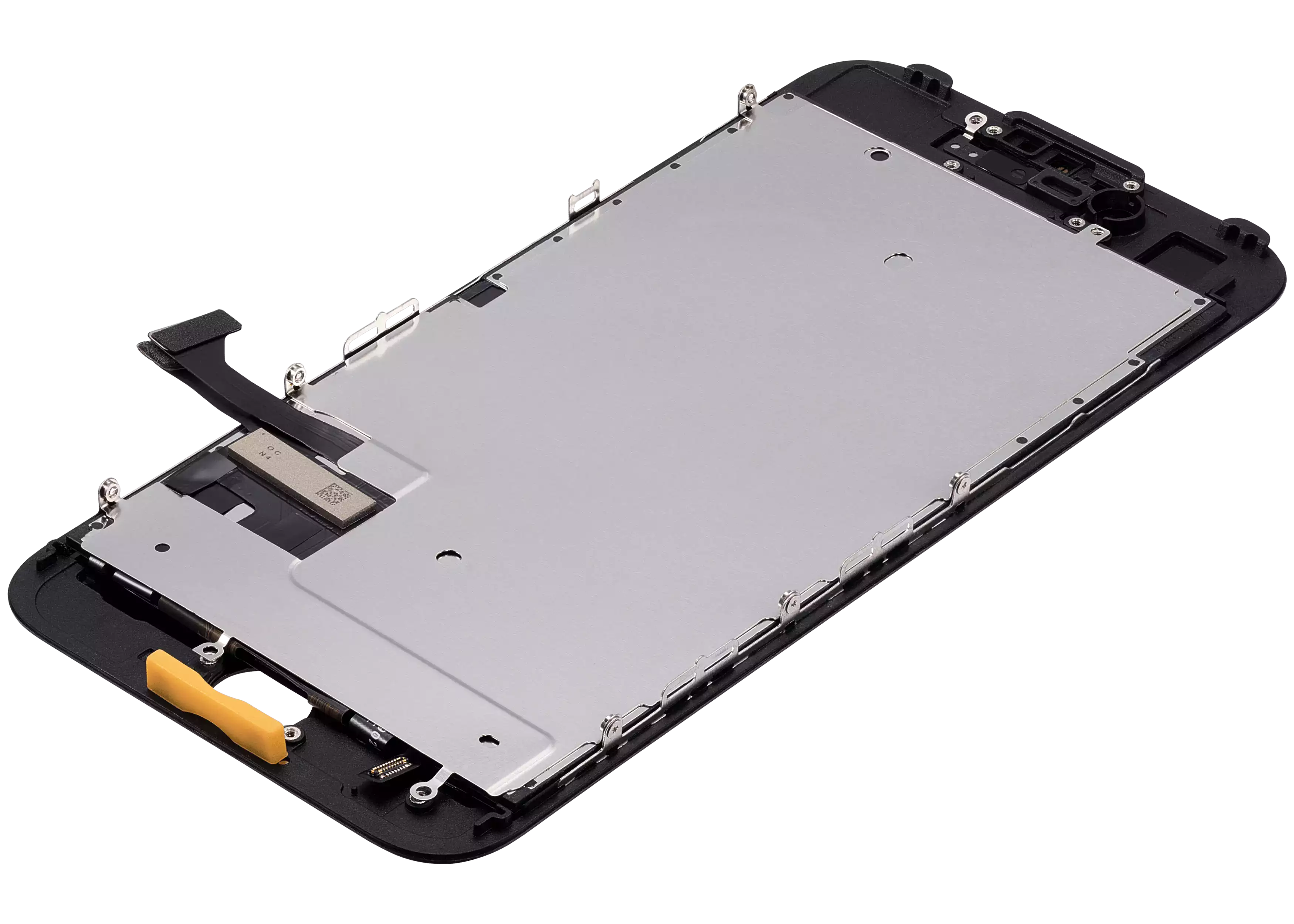 LCD Display with Steel Plate for iPhone 7 (Aftermarket) (Black)