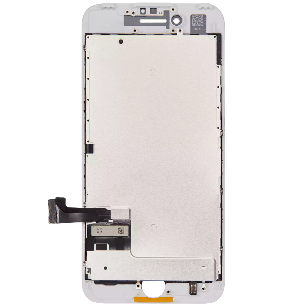 LCD-Display mit Stahlplatte für iPhone 7 (Aftermarket) (Weiß)