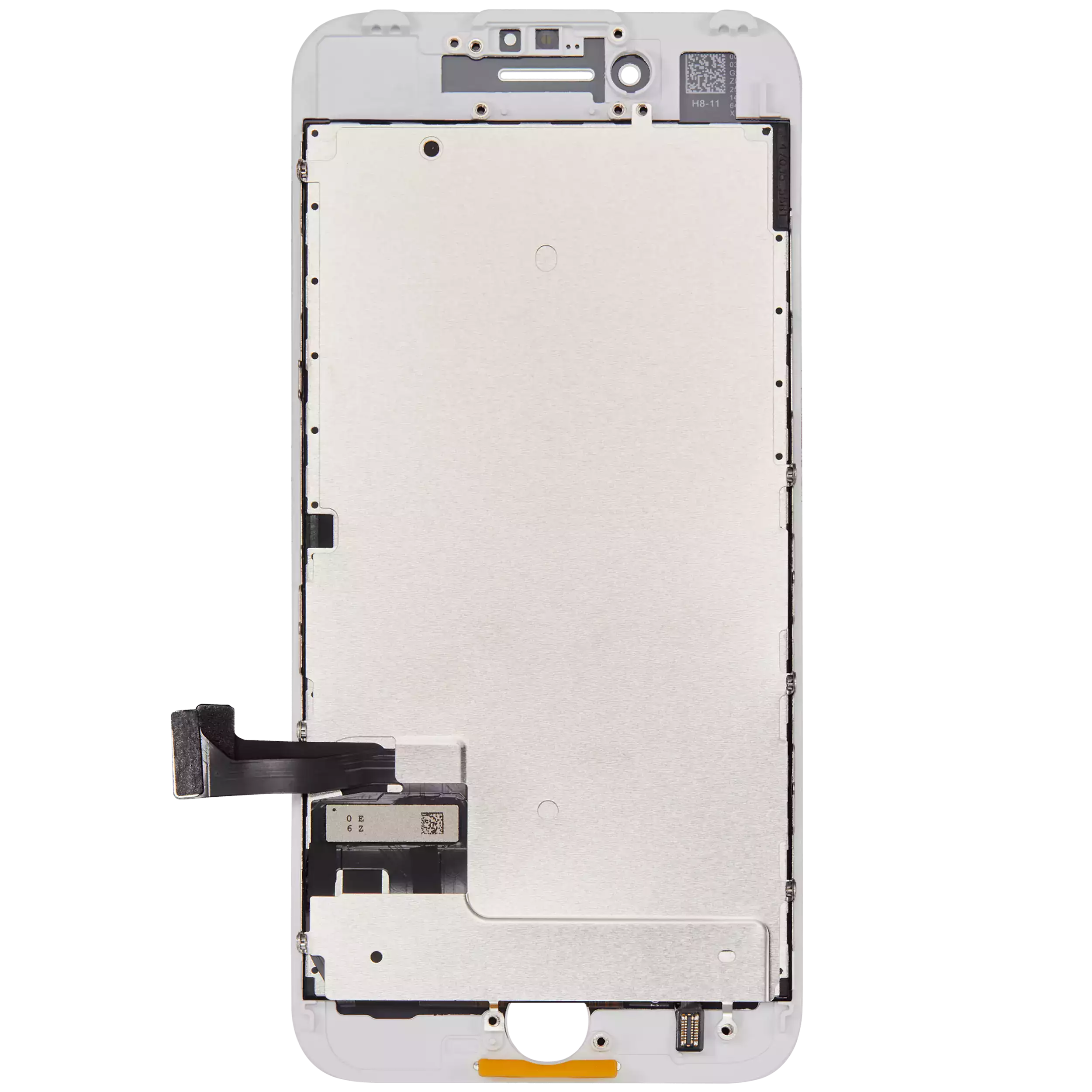 LCD-Display mit Stahlplatte für iPhone 7 (Aftermarket) (Weiß)