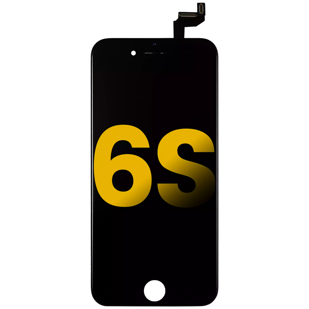 LCD-Display mit Stahlplatte für iPhone 6S (Refurbished, Schwarz)