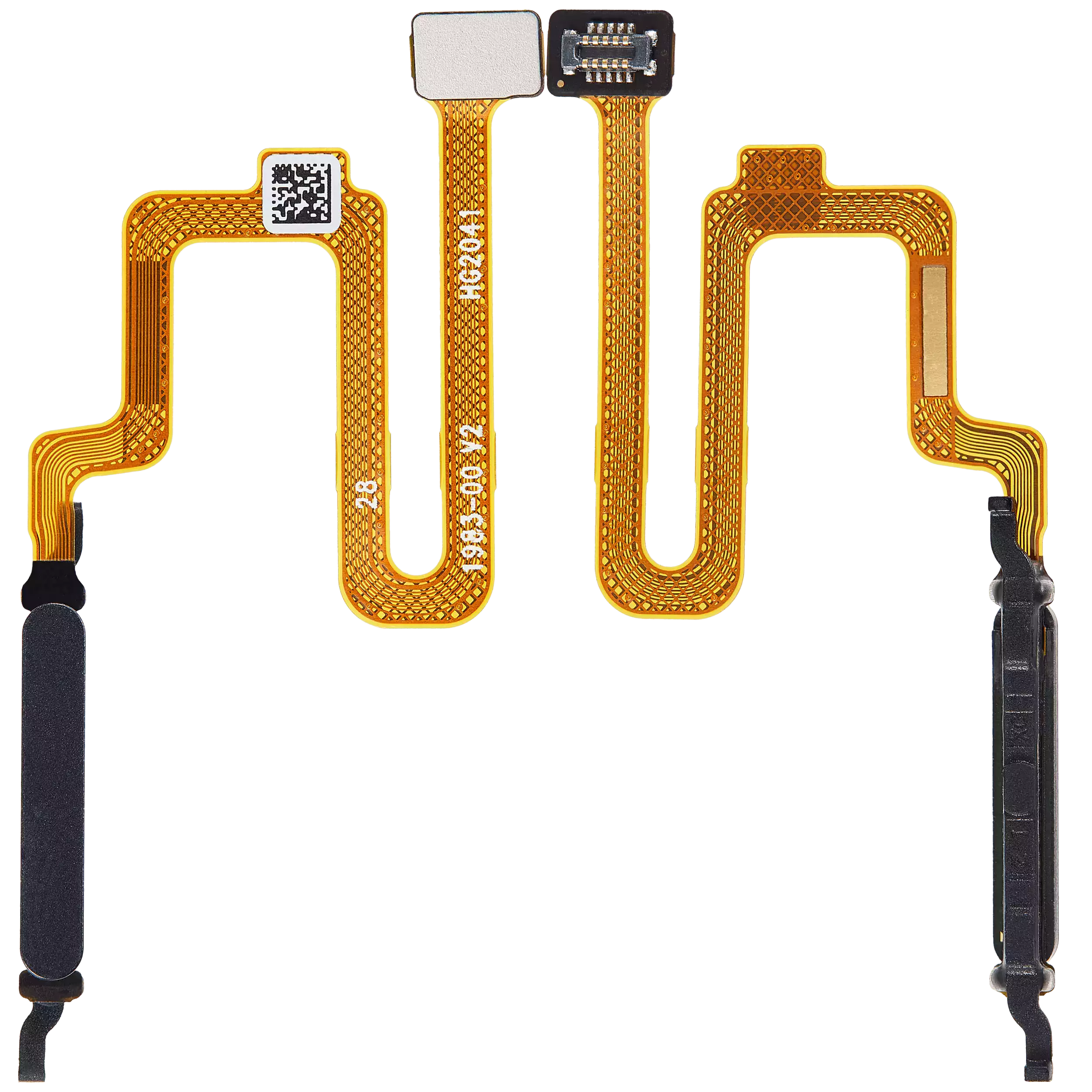 Fingerabdrucksensor mit Flexkabel für Xiaomi Redmi Note 12 Pro 5G (Schwarz)