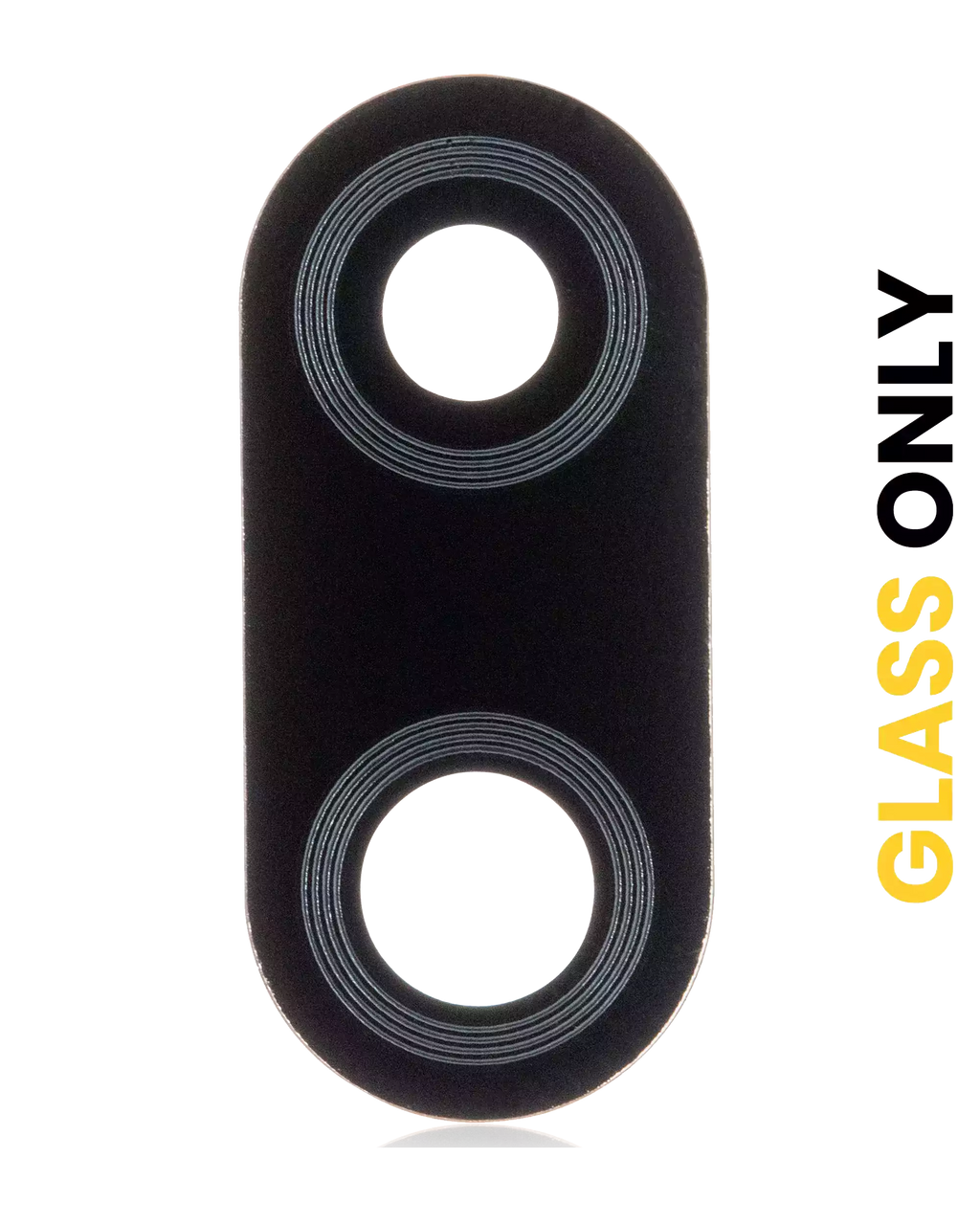 Kameraglas hinten mit Kleber für Motorola Moto E6 Plus (Polished Graphite)
