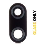 Kameraglas hinten mit Kleber für Motorola Moto E6 Plus (Polished Graphite)