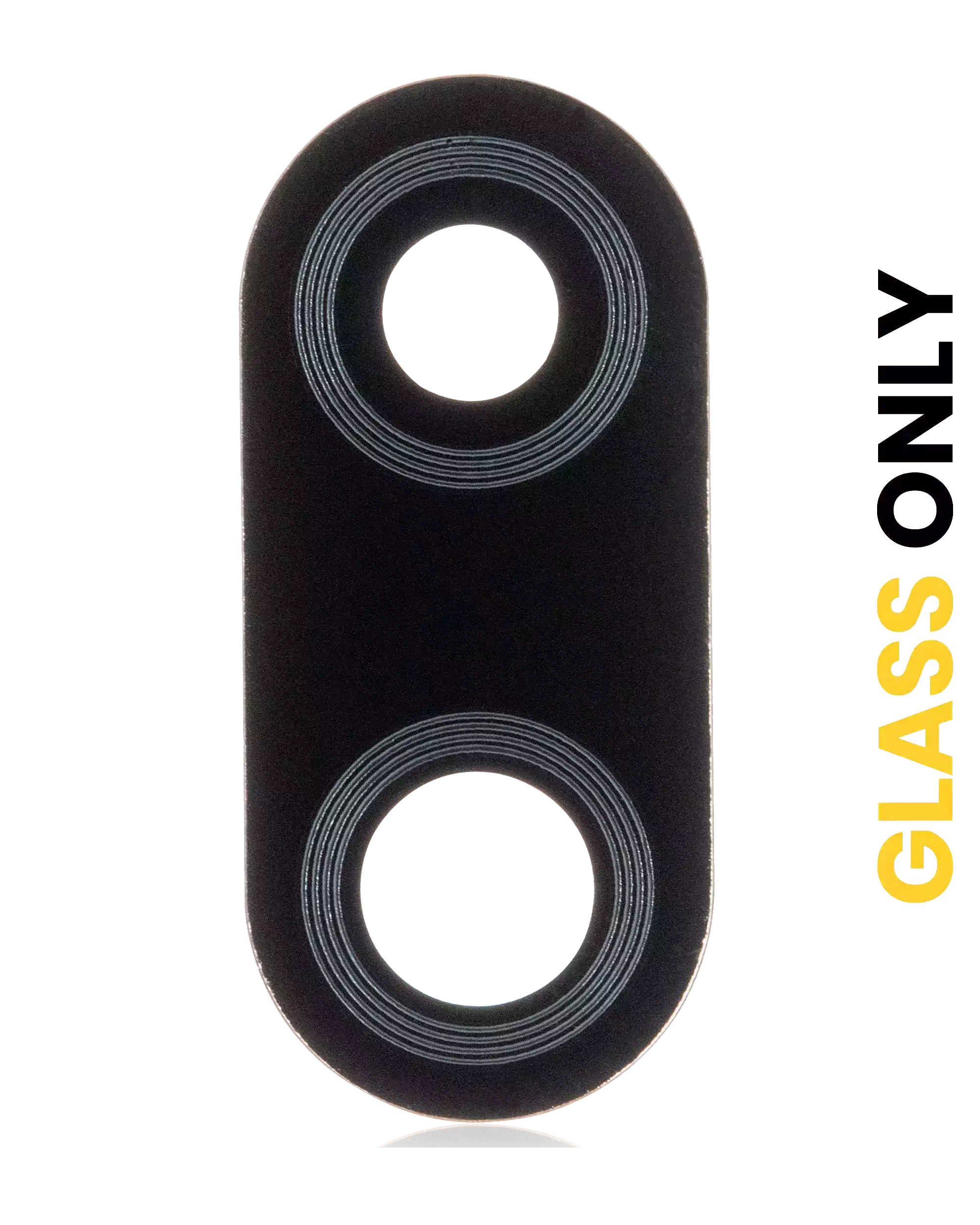 Kameraglas hinten mit Kleber für Motorola Moto E6 Plus (Polished Graphite)