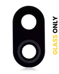 Kameraglas hinten (nur Glas) mit Klebeetikett für LG K40 / Xpression Plus 2