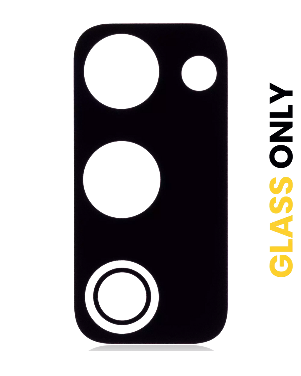 Kameraglas hinten mit Kleber für Samsung Galaxy S20 FE Schwarz 10er-Pack