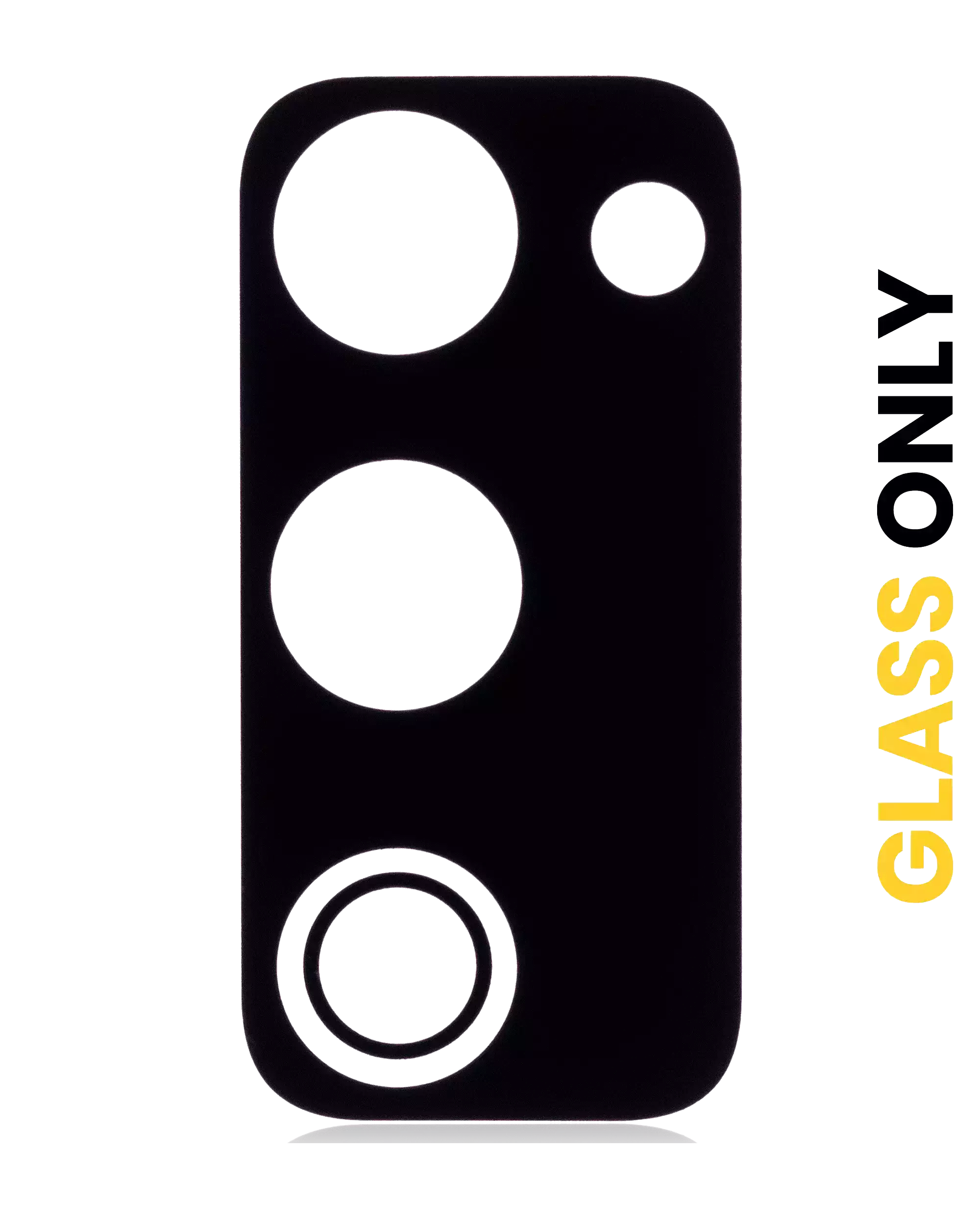 Kameraglas hinten mit Kleber für Samsung Galaxy S20 FE Schwarz 10er-Pack