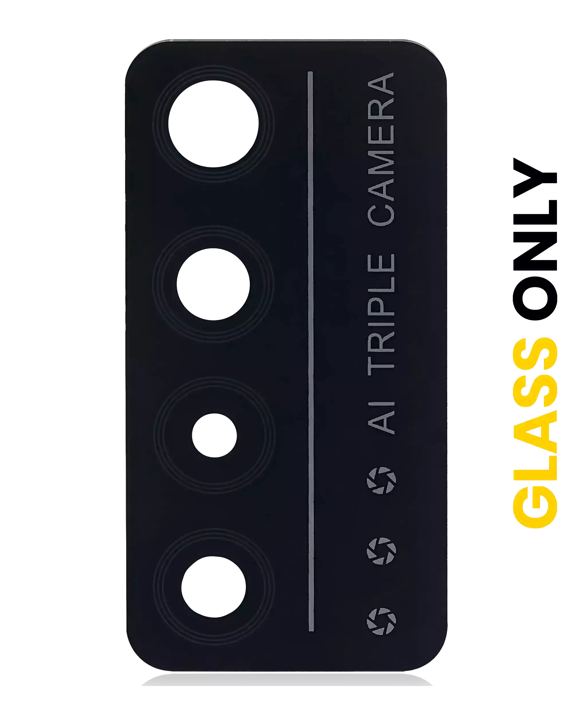 Kameraglas hinten (nur Glas) mit Klebstoff für T-Mobile Revvl V+ 5G (Nebula Black)