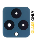 Kameralinse hinten (Nur Glas) mit Kleber für T-Mobile Revvl 6 (Blau)