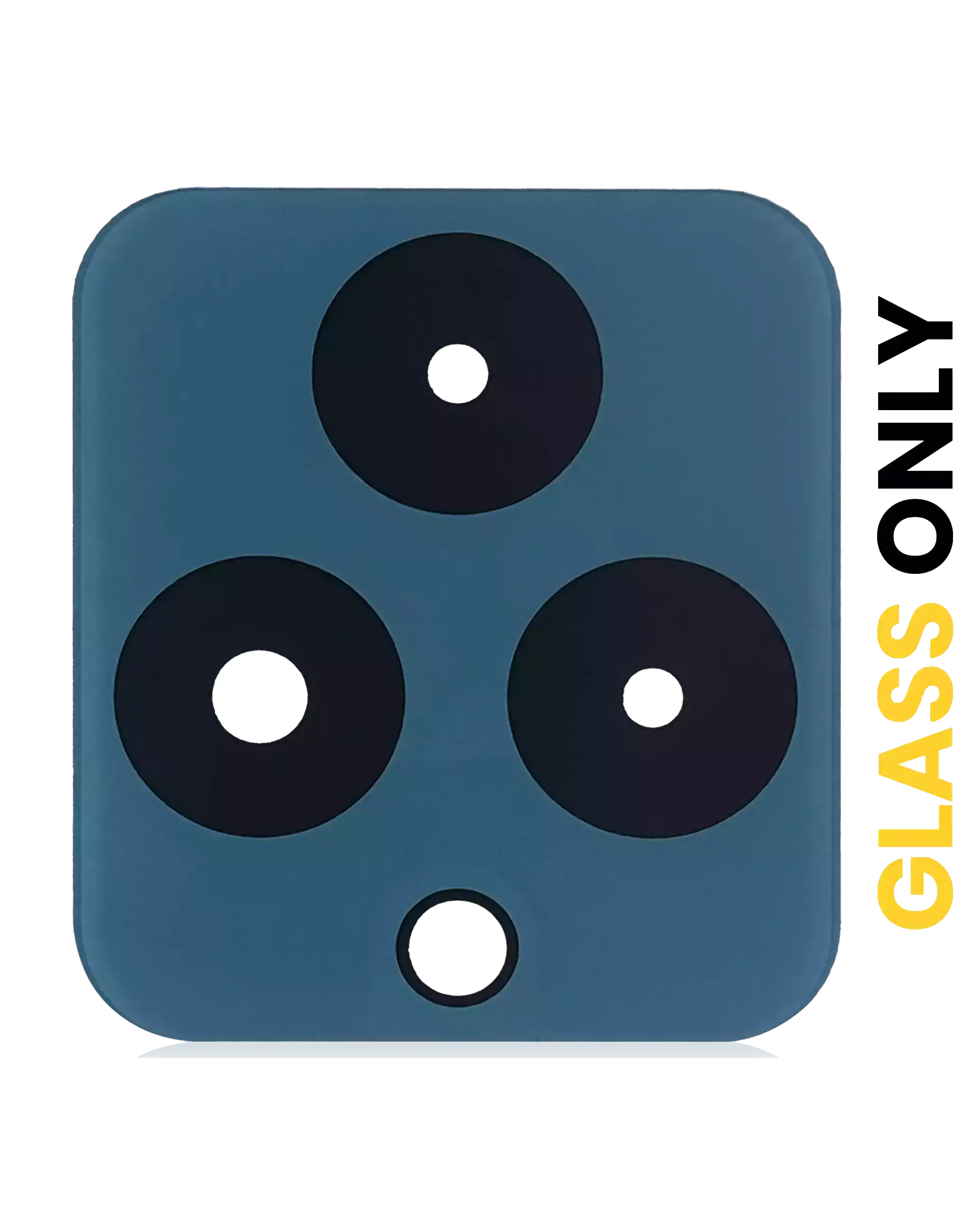 Kameralinse hinten (Nur Glas) mit Kleber für T-Mobile Revvl 6 (Blau)