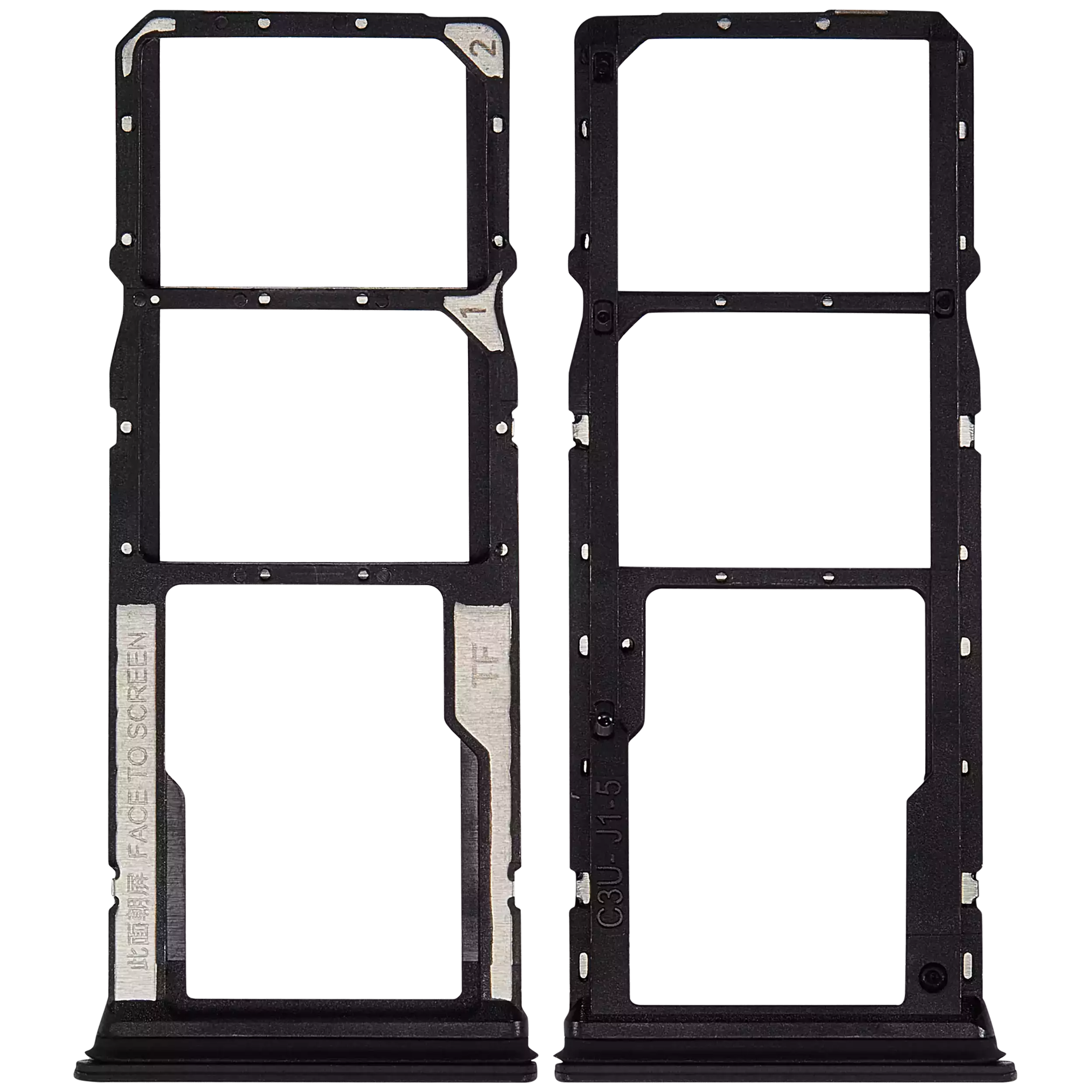 SIM-Kartenfach für Xiaomi Redmi 13C (Midnight Schwarz)