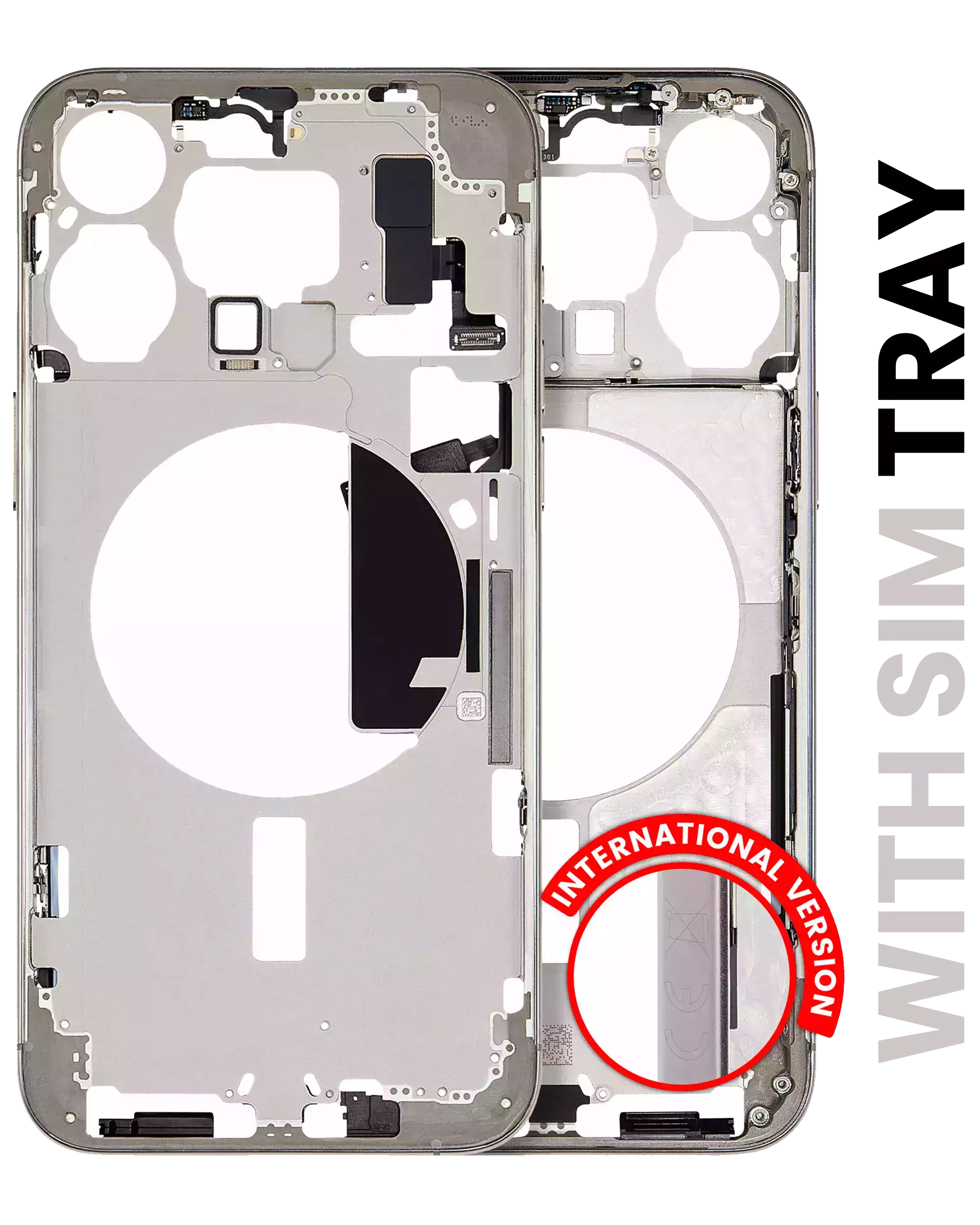 Original Apple-Ausbau A gebraucht – iPhone 15 Pro Max EU / Rahmen Natur