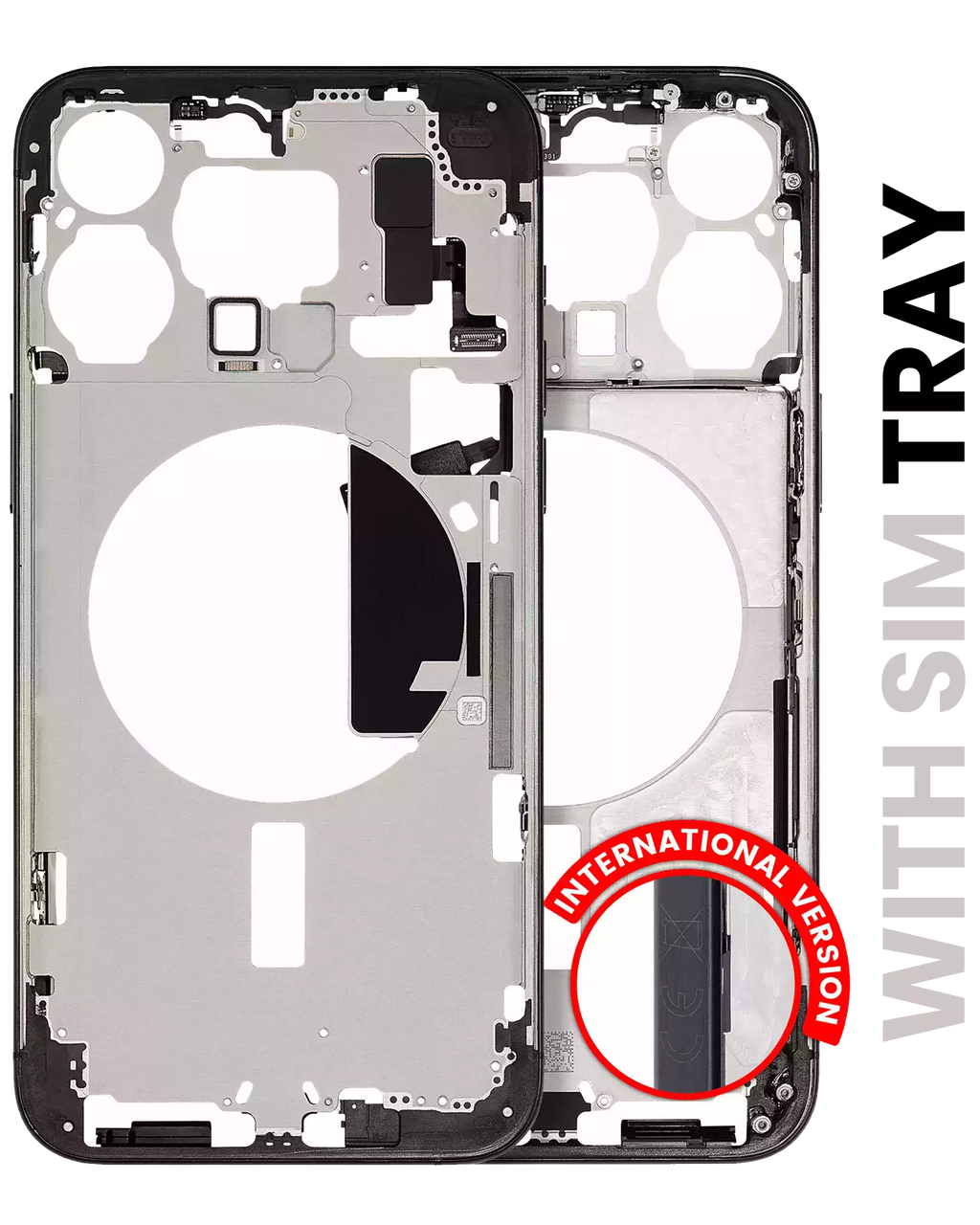 Original Apple-Ausbau A gebraucht – iPhone 15 Pro Max EU / Rahmen Schwarz