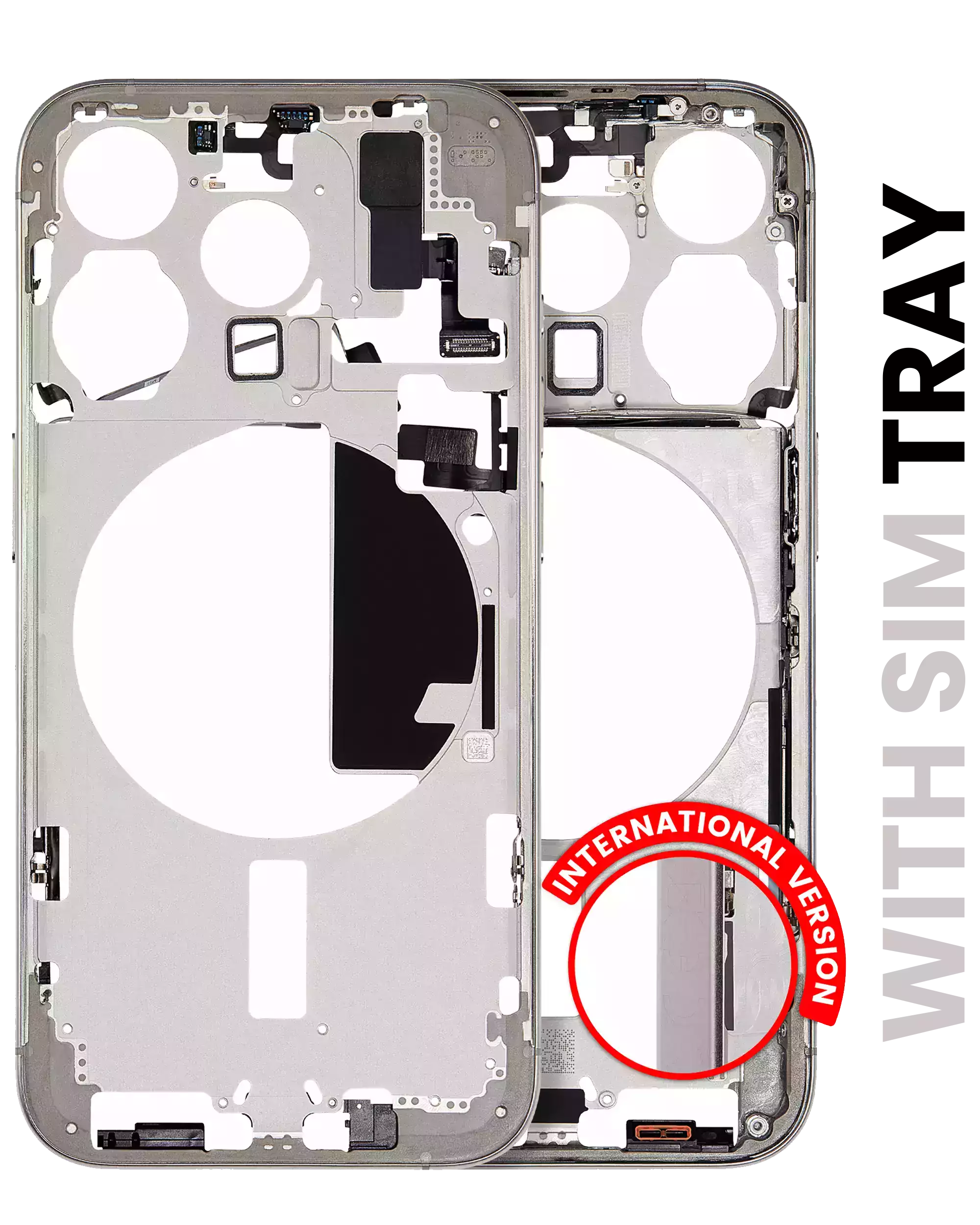 Original Apple-Ausbau A gebraucht – iPhone 15 Pro EU / Rahmen Natur