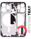 Midframe/Rahmen mit Kleinteilen für iPhone 15 Pro Blau Titanium OEM A