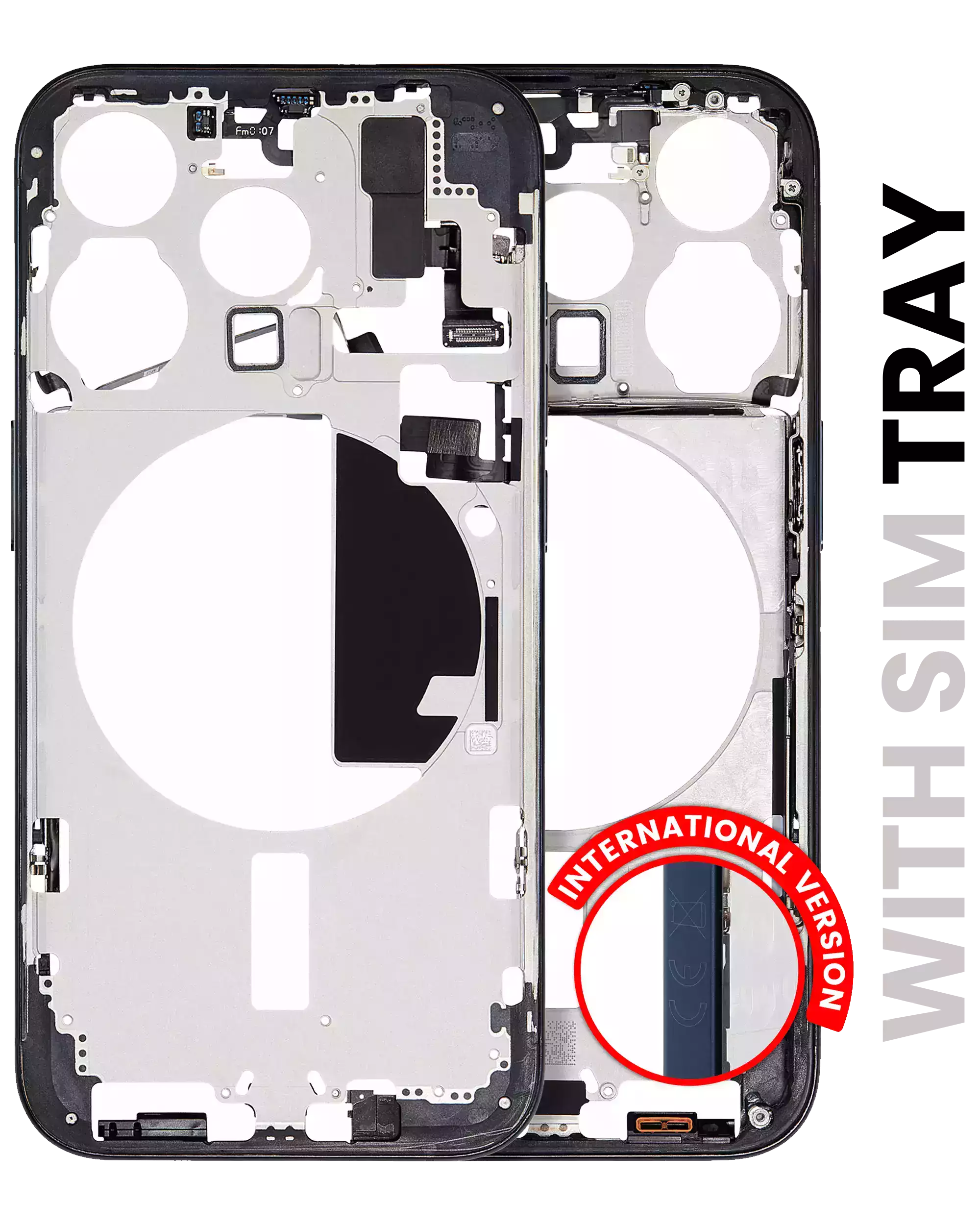 Original Apple-Ausbau A gebraucht – iPhone 15 Pro EU / Rahmen Blau