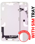 iPhone 14 Plus Midframe/Rahmen mit Kleinteilen Starlight Aftermarket Plus
