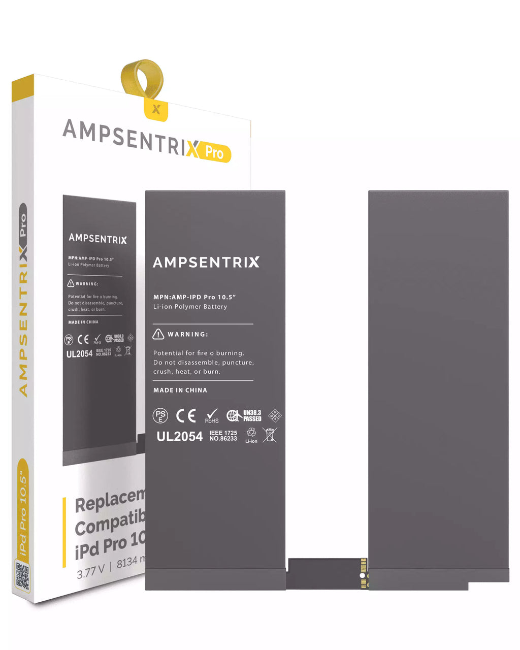 Replacement Battery for iPad Pro 10.5" (AmpSentrix Pro)