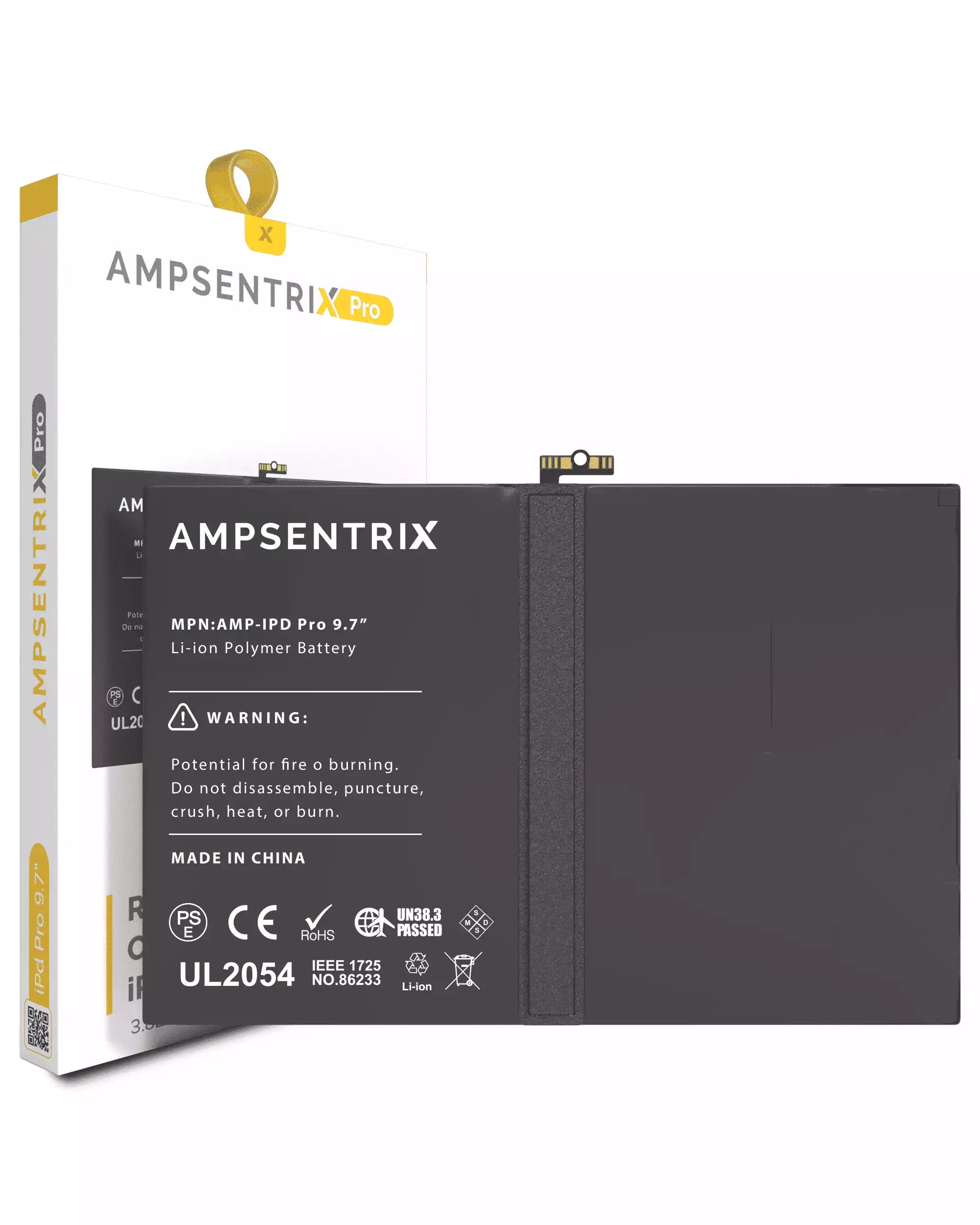 Ersatzakku für iPad Pro 9.7" (AmpSentrix Pro)