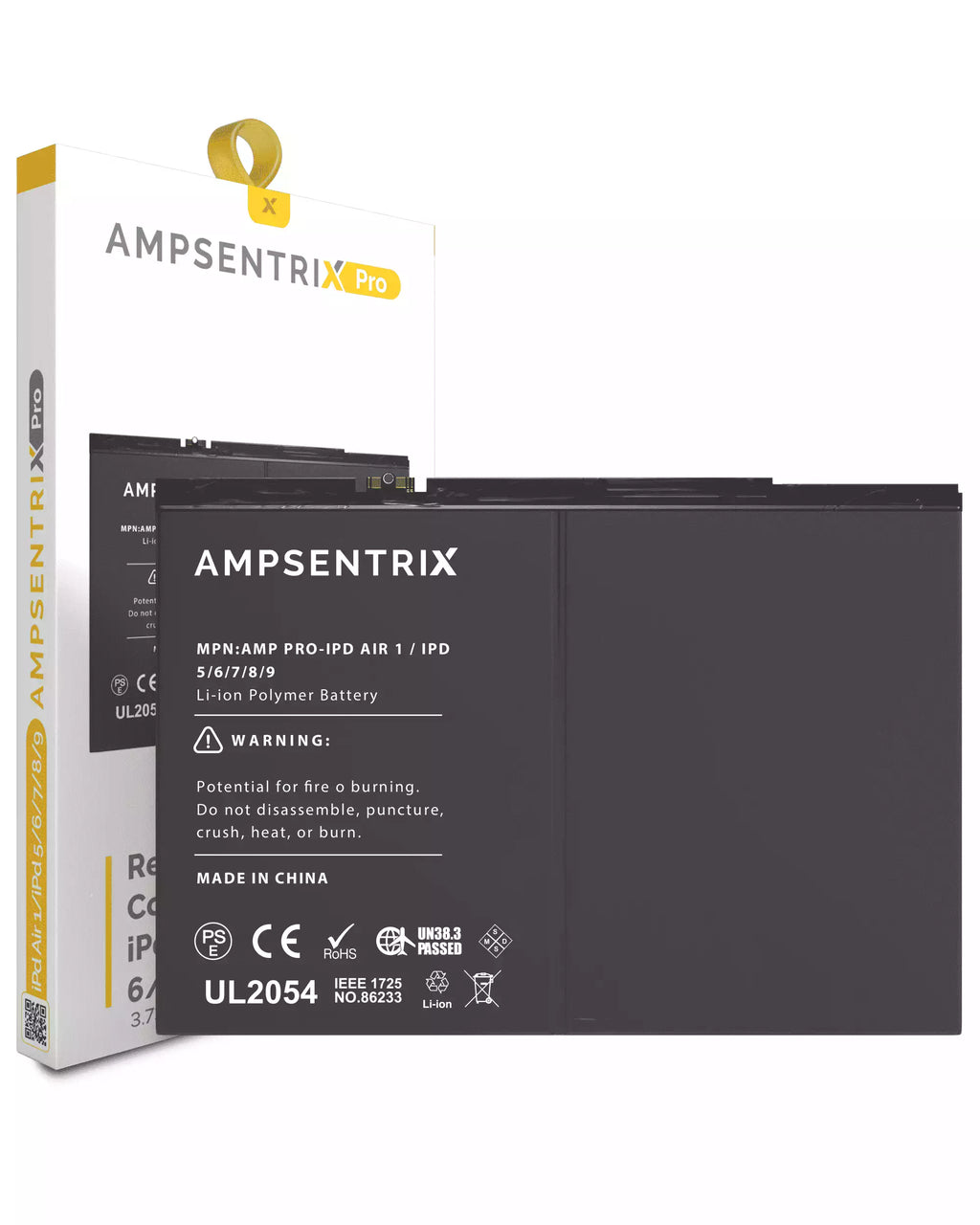 Replacement Battery for iPad Air 1 / iPad 5 (2017) / iPad 6 (2018) / iPad 7 (2019) / iPad 8 (2020) / iPad 9 (2021)