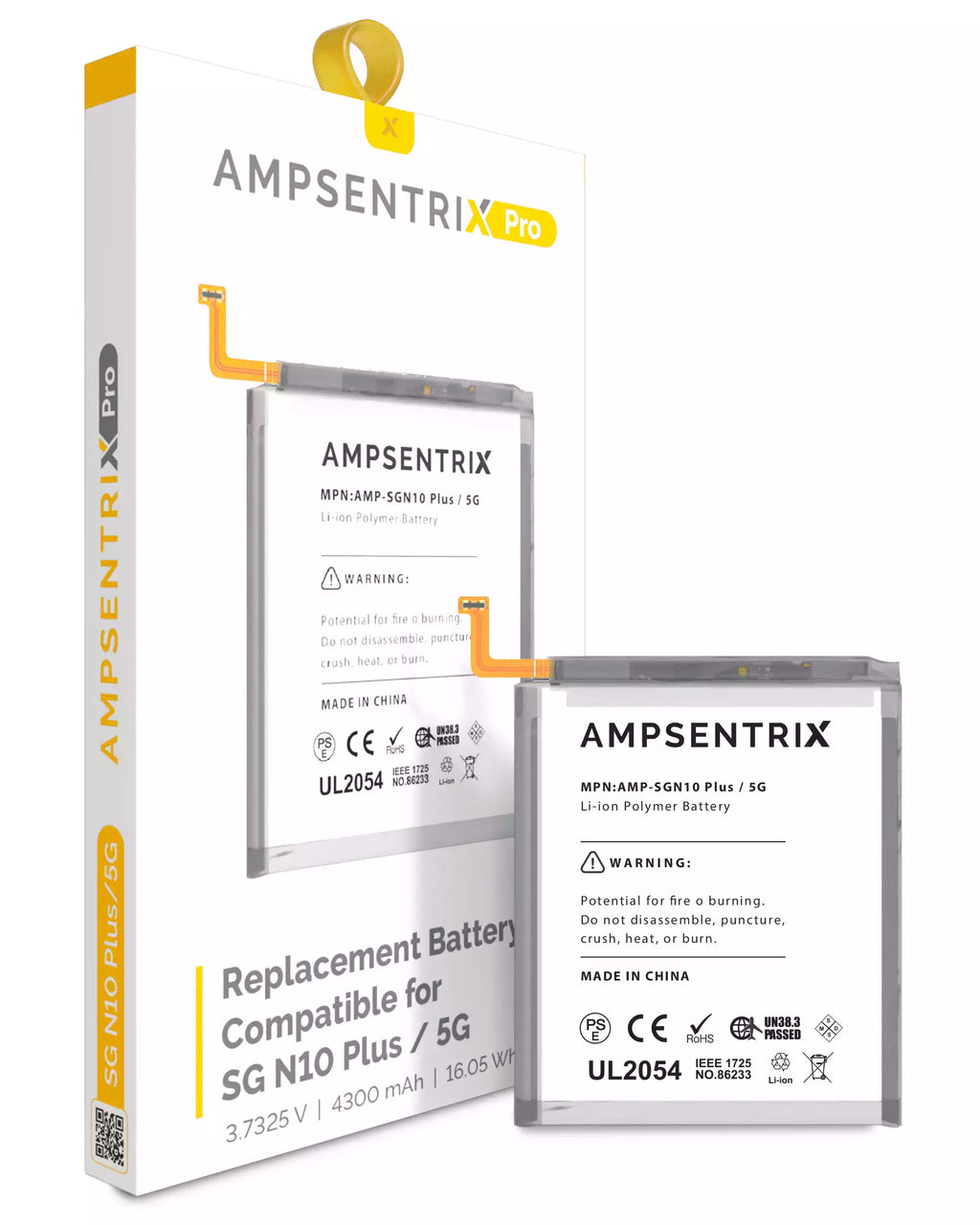Replacement Akku für Samsung Galaxy Note 10 Plus / 5G (AmpSentrix Pro)