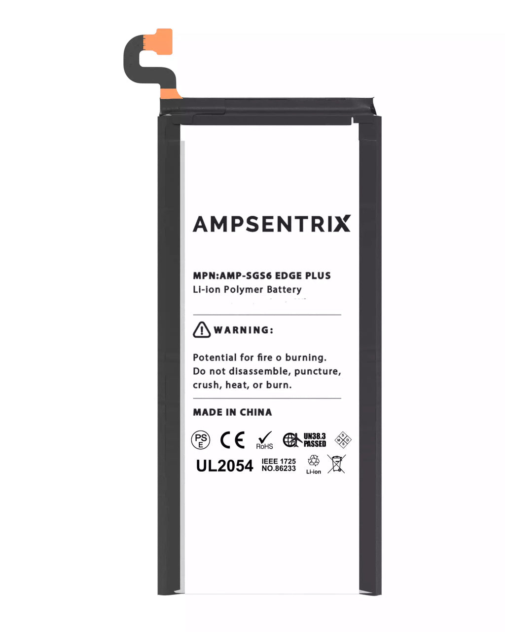 Ersatzakku für Samsung Galaxy S6 Edge Plus (AmpSentrix Pro)