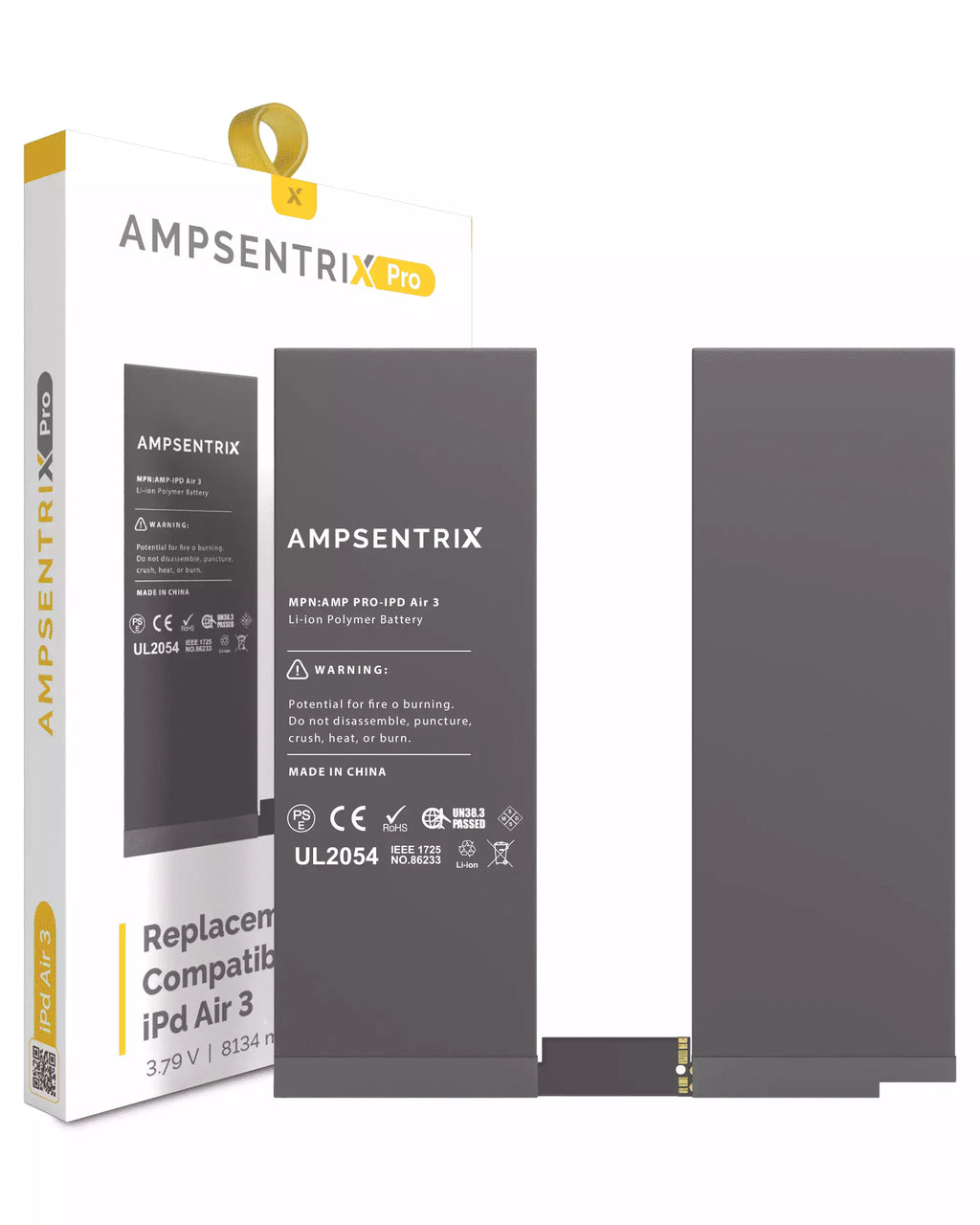 Replacement Battery for iPad Air 3 (AmpSentrix Pro)