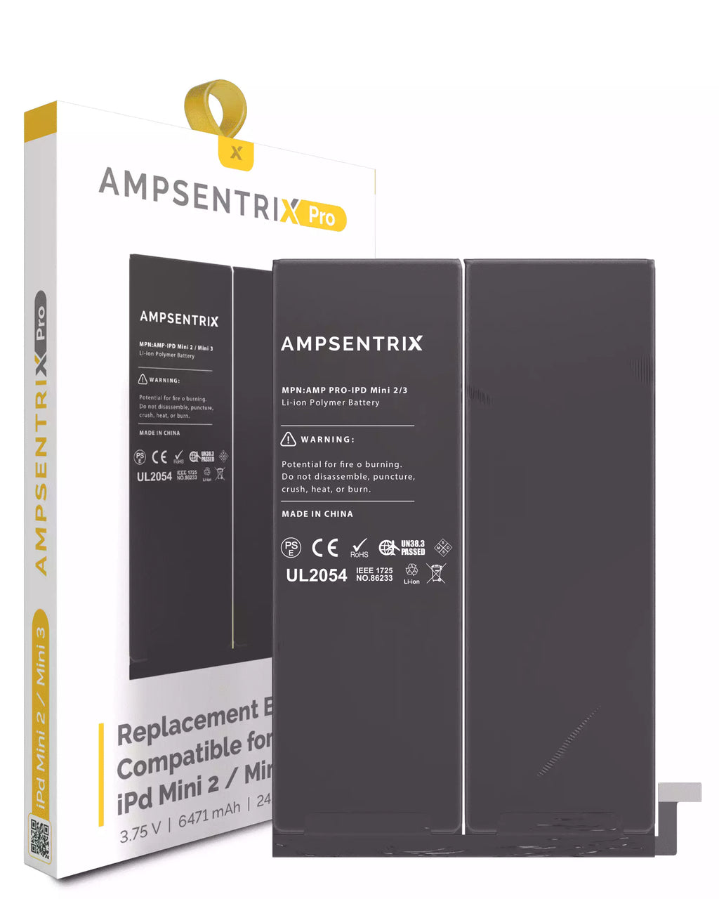 Replacement Battery for iPad Mini 2 / Mini 3 (AmpSentrix Pro)
