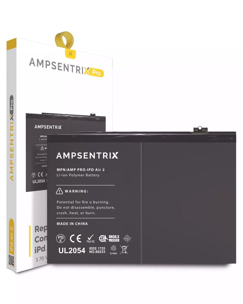 Replacement Battery for iPad Air 2 (AmpSentrix Pro)