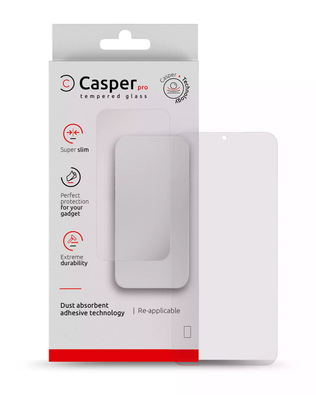 Casper Pro Tempered Glass for Samsung Galaxy F15 (E156 / 2024) (Case Friendly) (Retail Pack)
