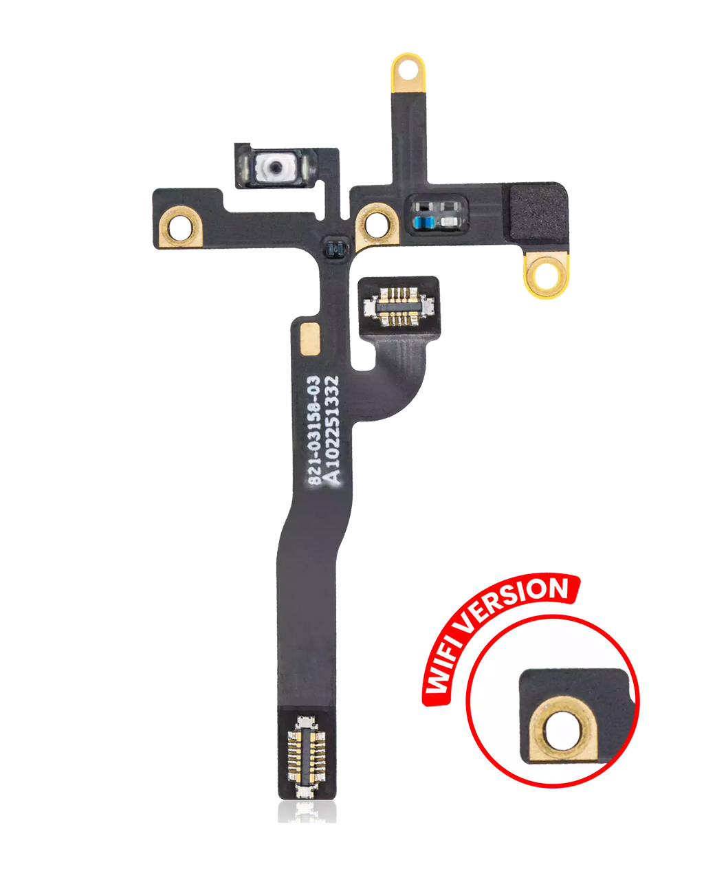 Power Button Flex Cable for iPad Pro 12.9" 5th & 6th Gen (2021/2022) and iPad Pro 11" 3rd & 4th Gen (2021/2022) (WiFi Only)