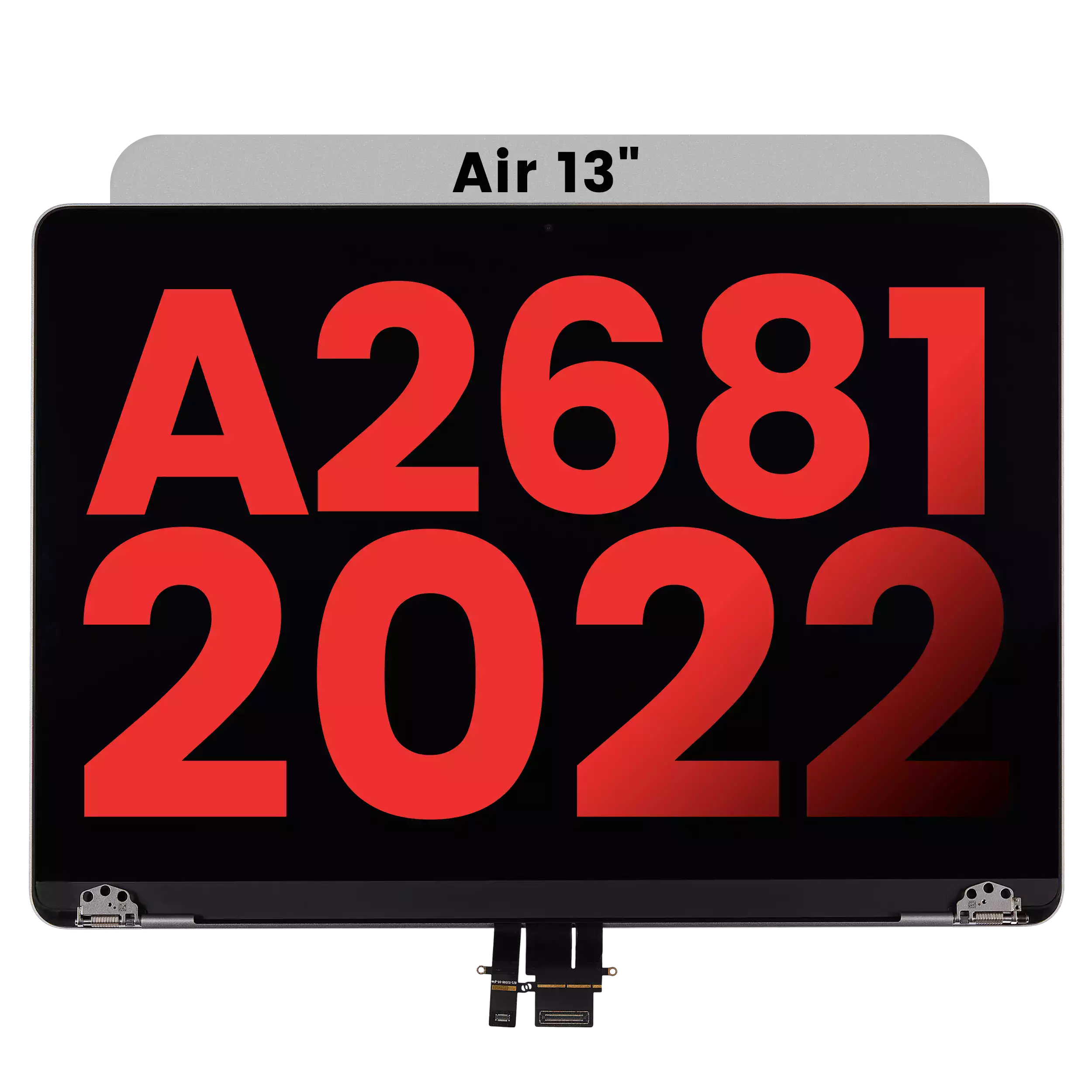 LCD Display for MacBook Air 13" (A2681 / Mid 2022) (Aftermarket Plus) (Space Gray)