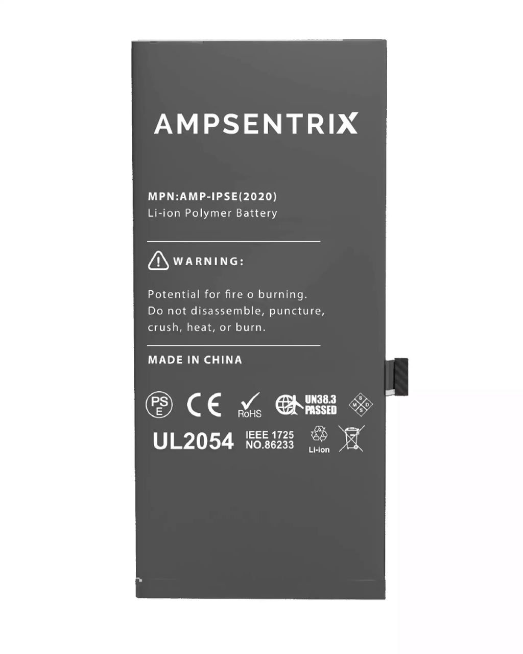 Replacement Battery for iPhone SE (2020) (AmpSentrix Basic)