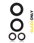Rear Camera Glass Lens (Glass Only) with Adhesive for OnePlus 9R (3 pcs)